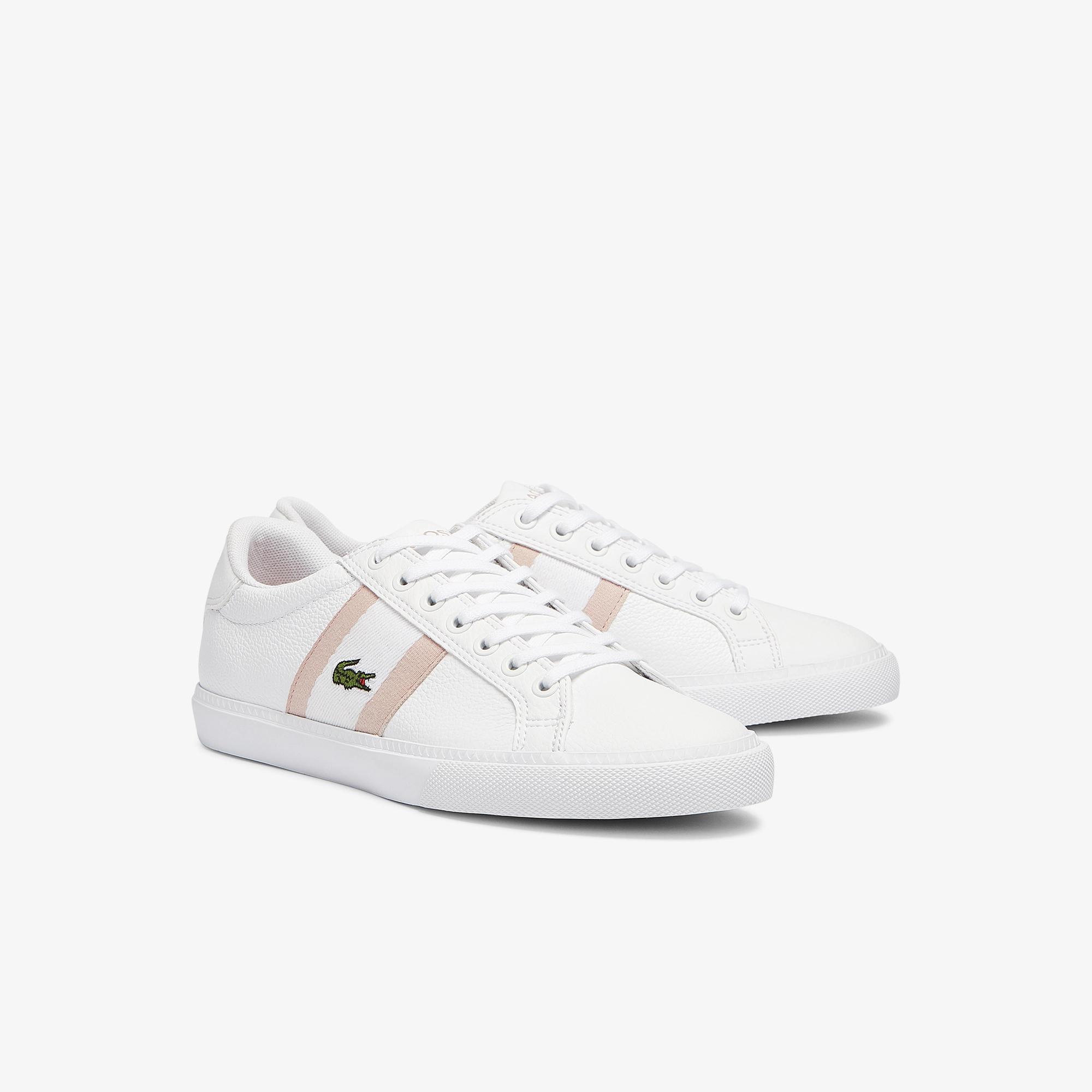 Giày Lacoste Colorblock Sneakers Nữ Trắng Hồng