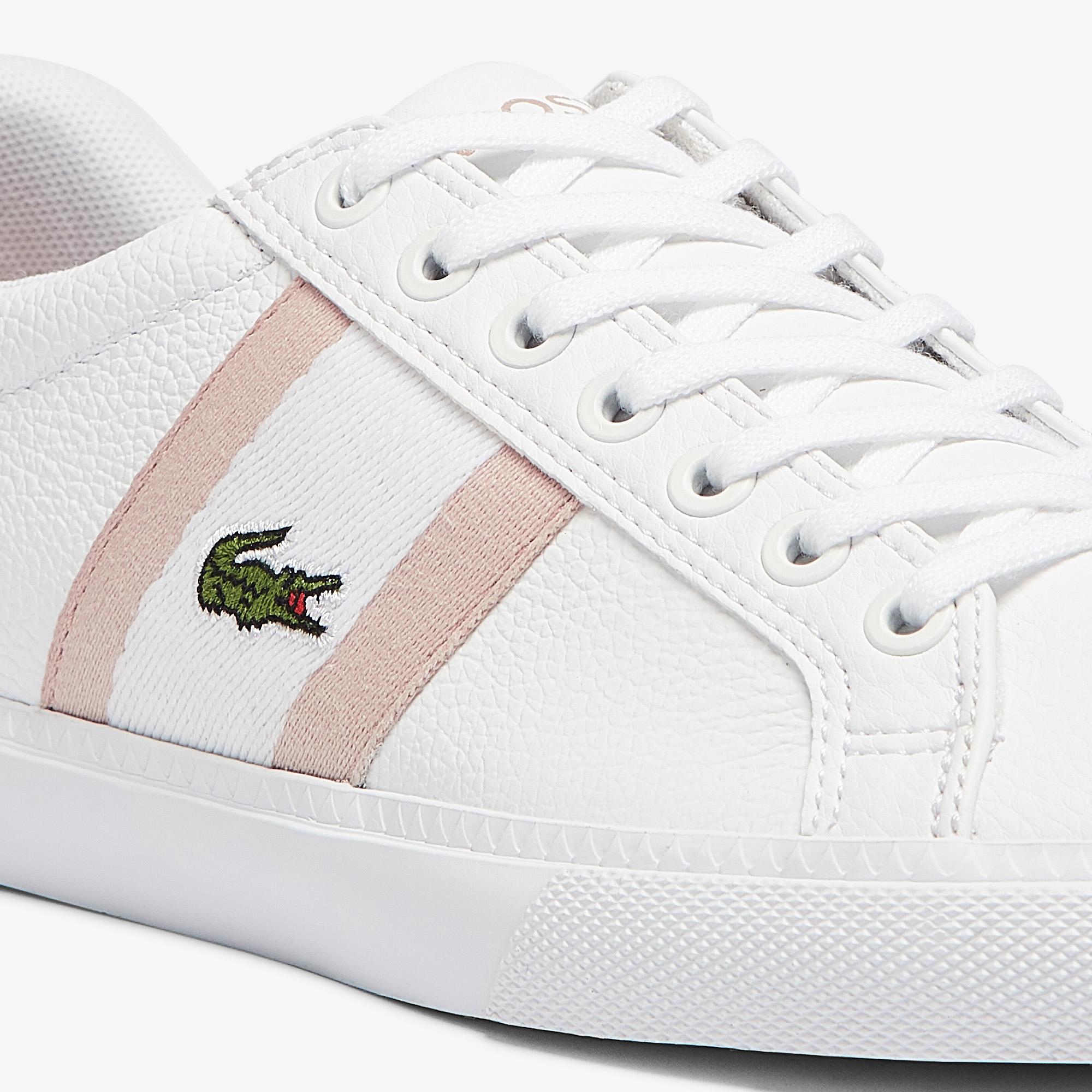 Giày Lacoste Colorblock Sneakers Nữ Trắng Hồng