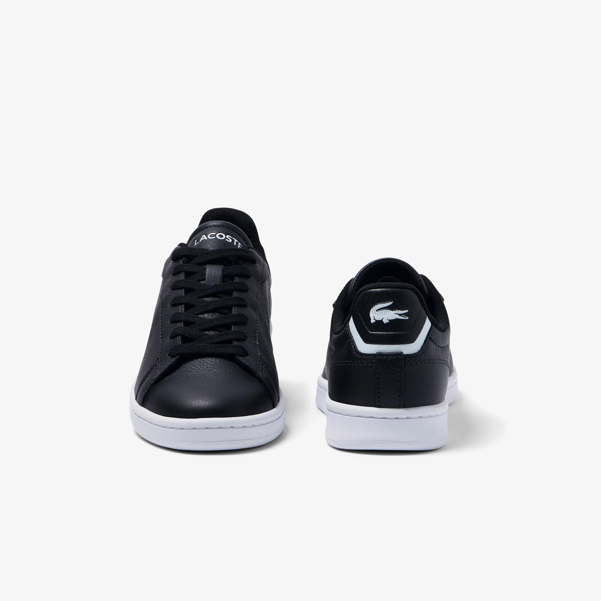 Giày Lacoste Carnaby Pro Leather Sneakers Nữ Đen Xanh