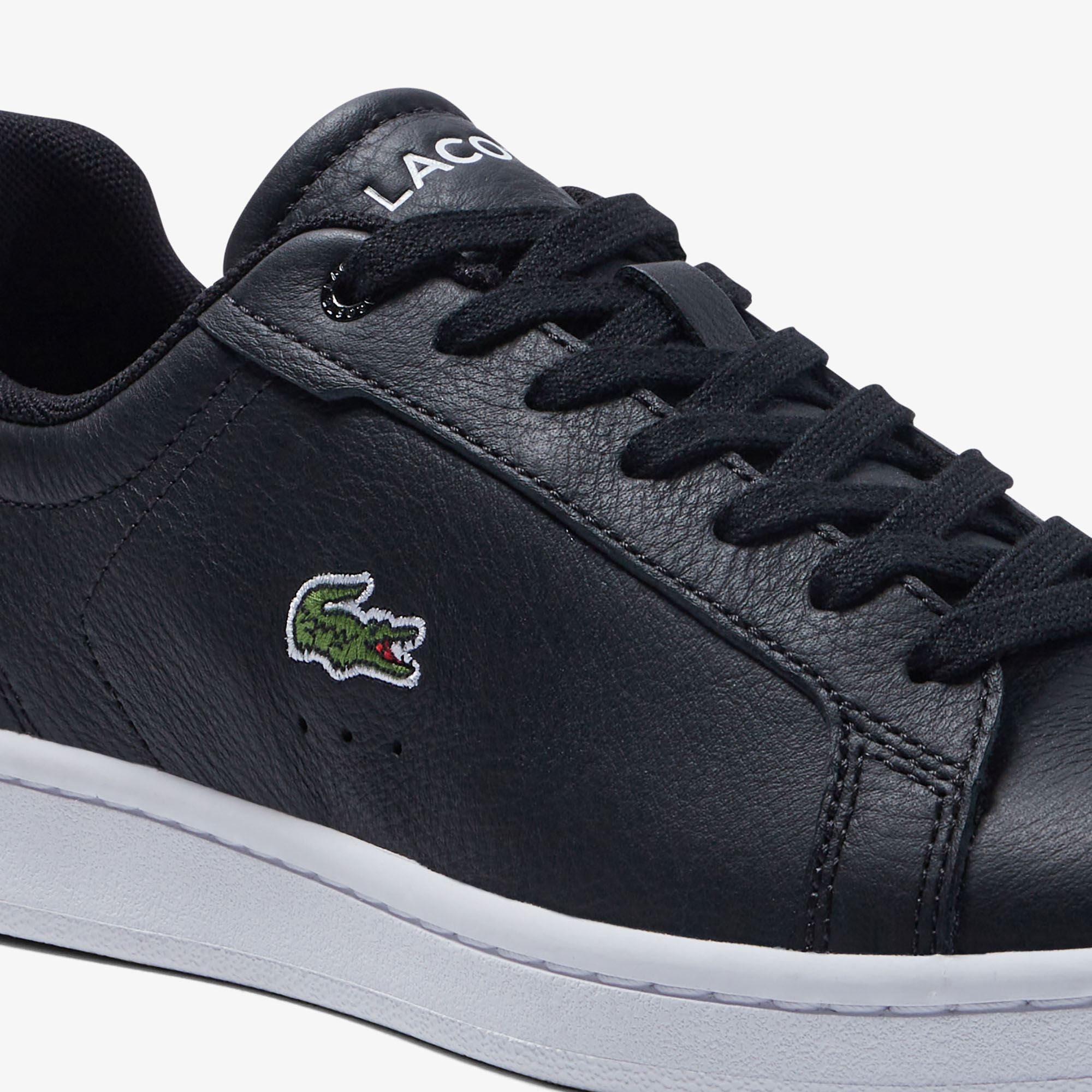 Giày Lacoste Carnaby Pro Leather Sneakers Nữ Đen Xanh