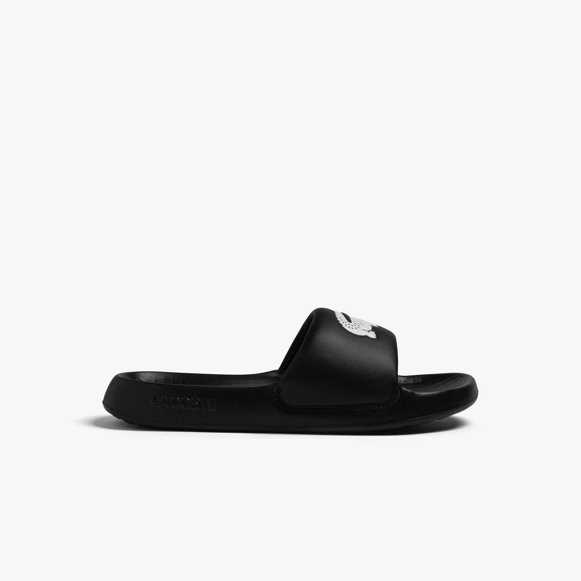 Dép Lacoste Croco 1.0 Slides Nữ Đen