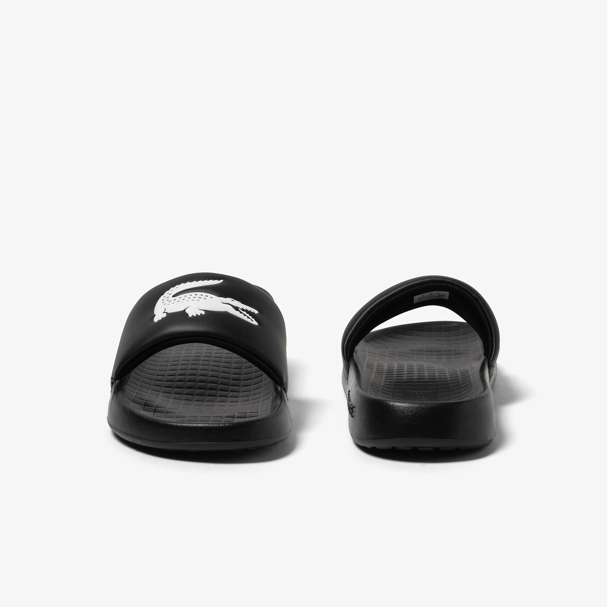 Dép Lacoste Croco 1.0 Slides Nữ Đen