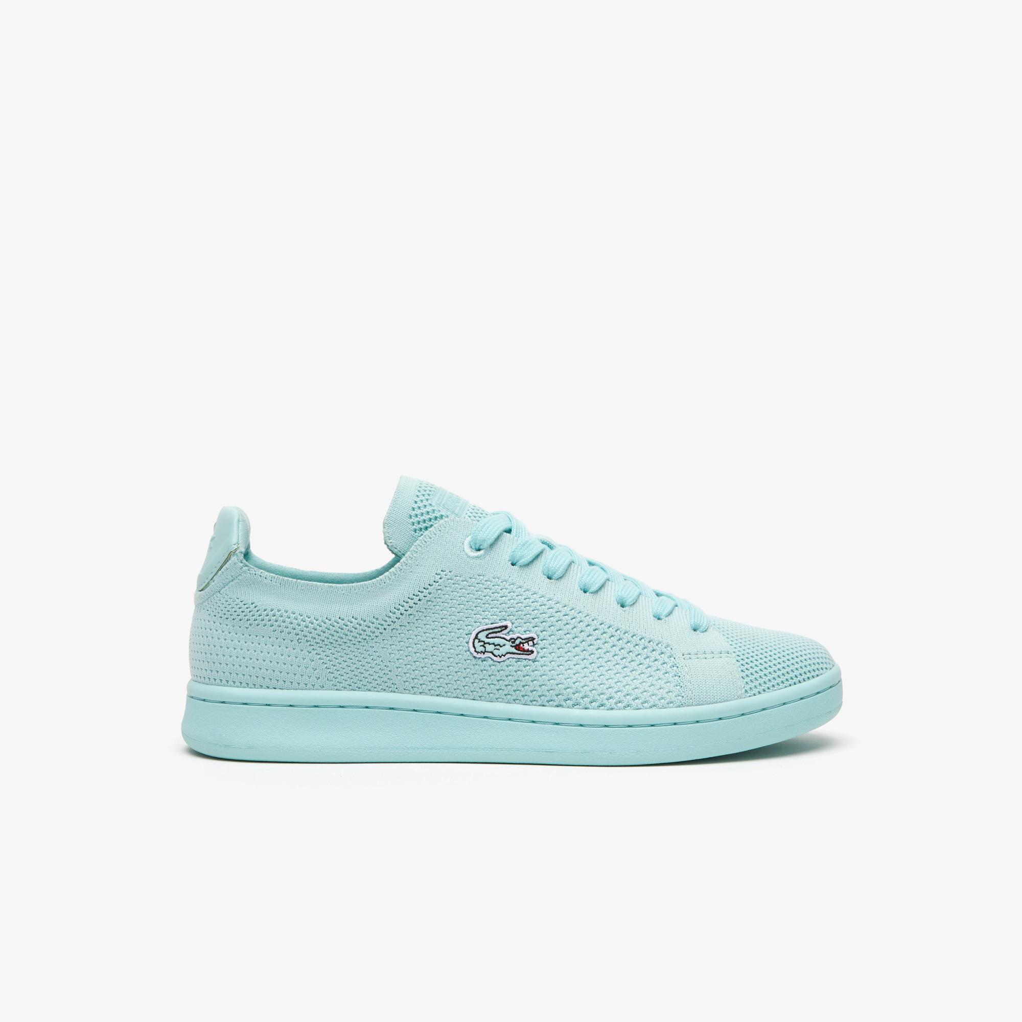 Giày Lacoste Carnaby Piqué Heel-Pop Sneakers Nữ Xanh