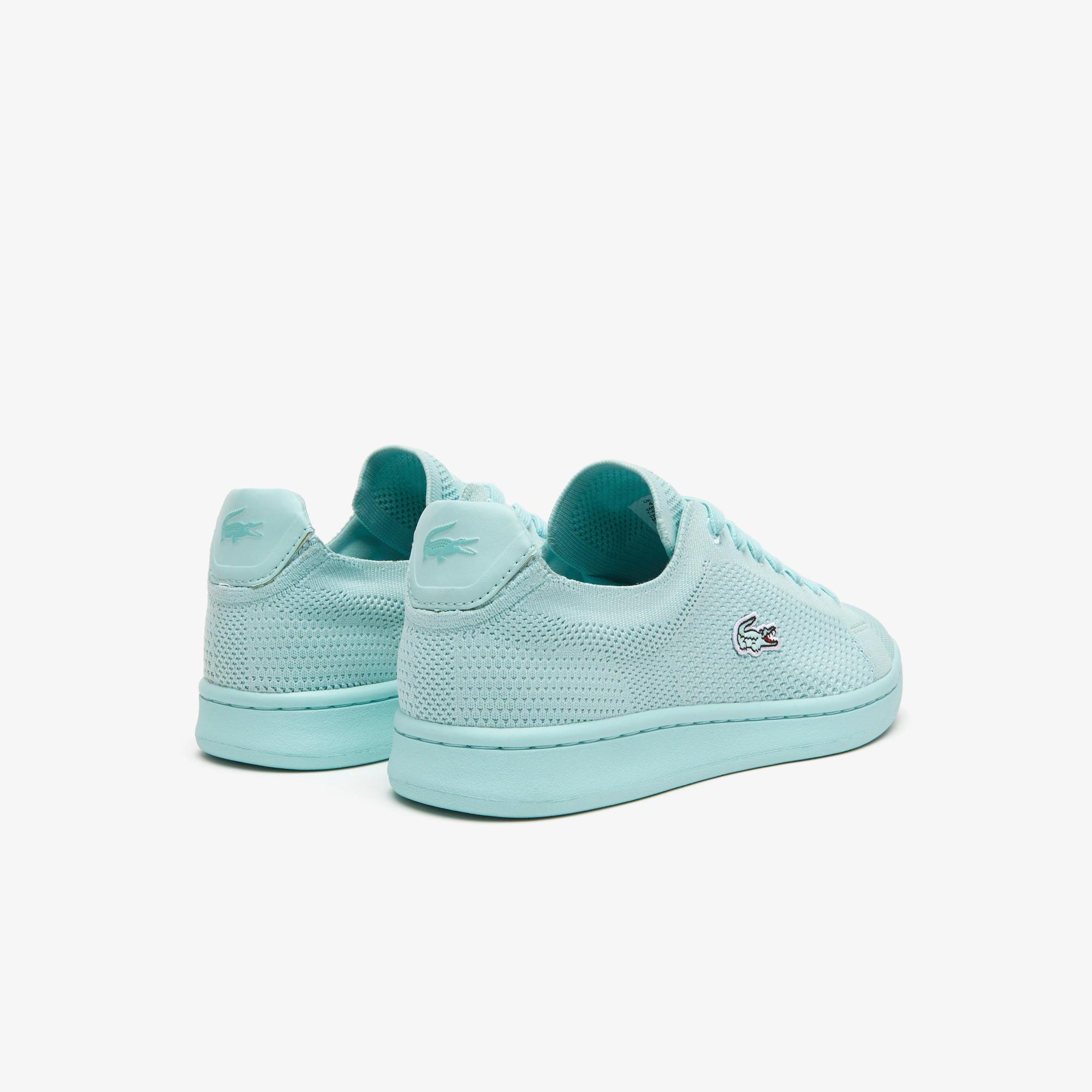 Giày Lacoste Carnaby Piqué Heel-Pop Sneakers Nữ Xanh