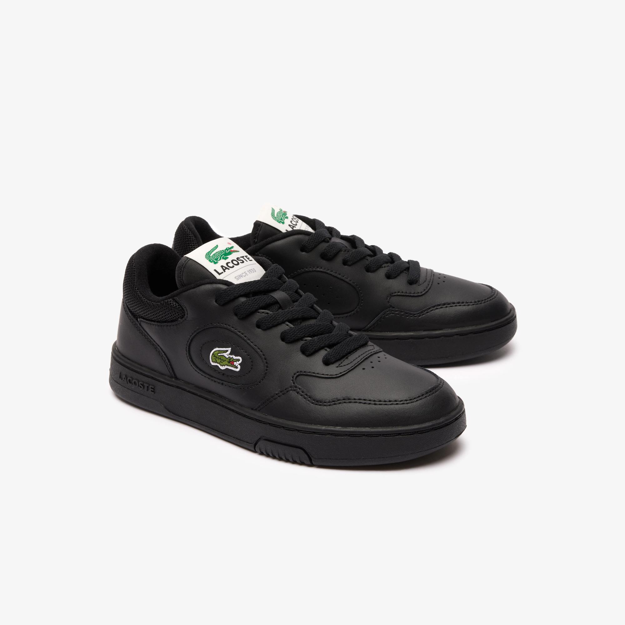 Giày Lacoste Lineset Leather Sneakers Nữ Đen