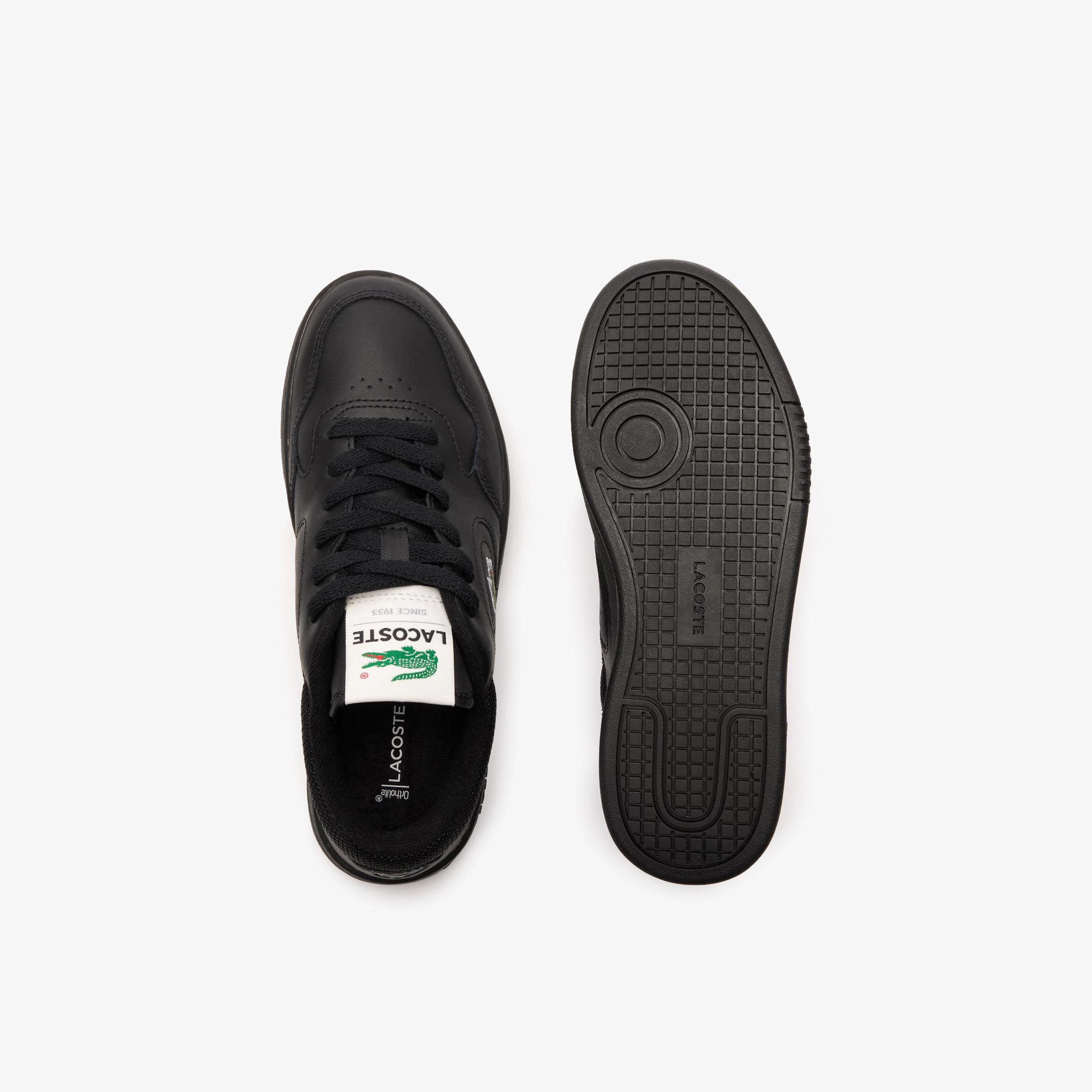 Giày Lacoste Lineset Leather Sneakers Nữ Đen