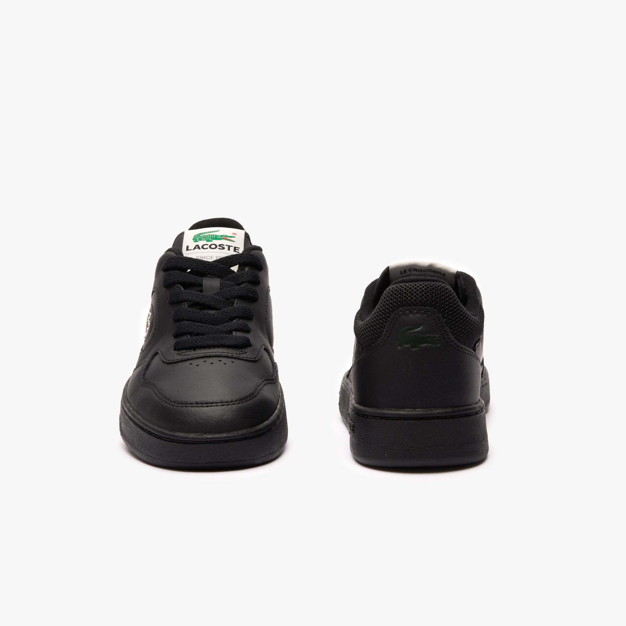 Giày Lacoste Lineset Leather Sneakers Nữ Đen