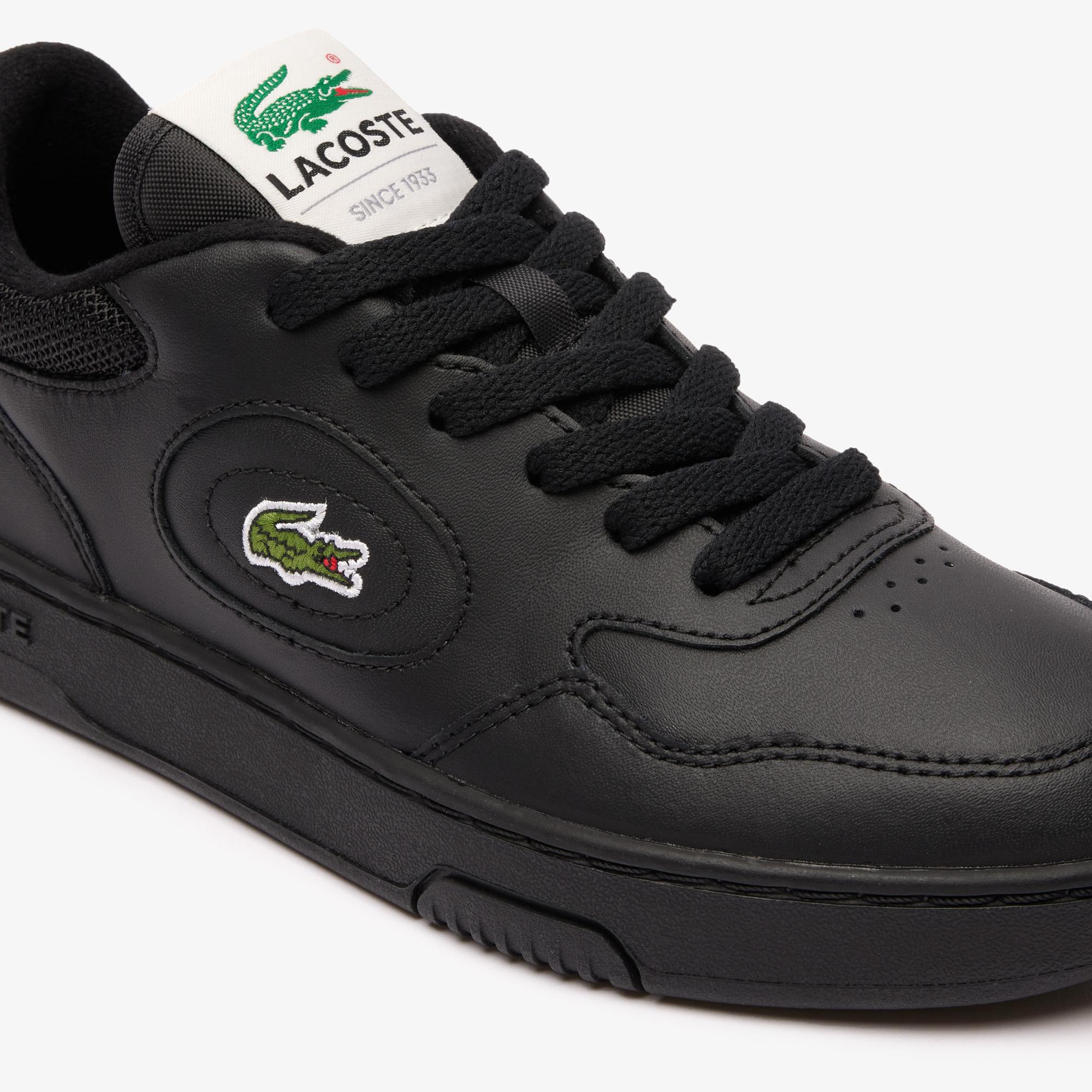 Giày Lacoste Lineset Leather Sneakers Nữ Đen