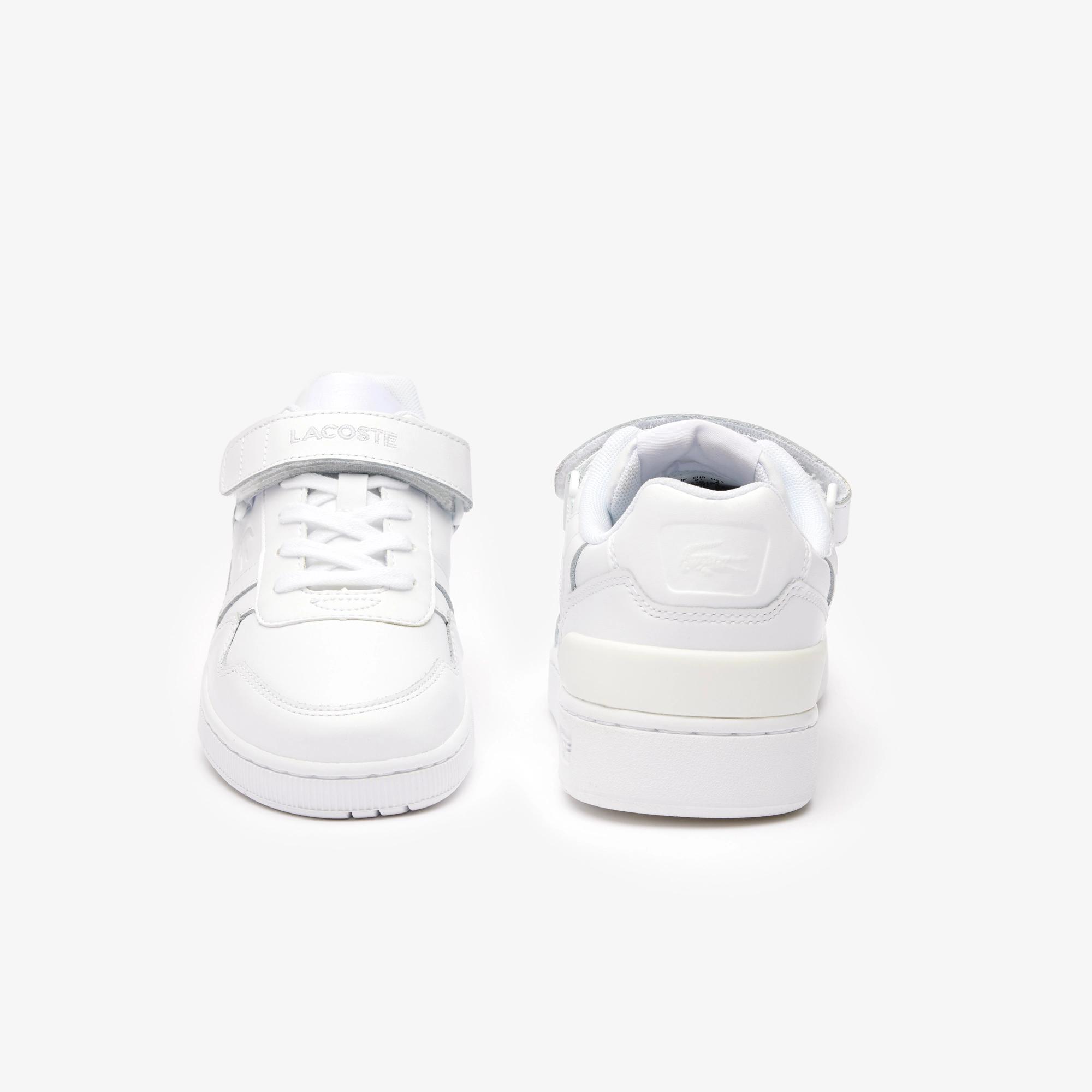 Giày Lacoste T-Clip Velcro Leather Sneakers Nữ Trắng