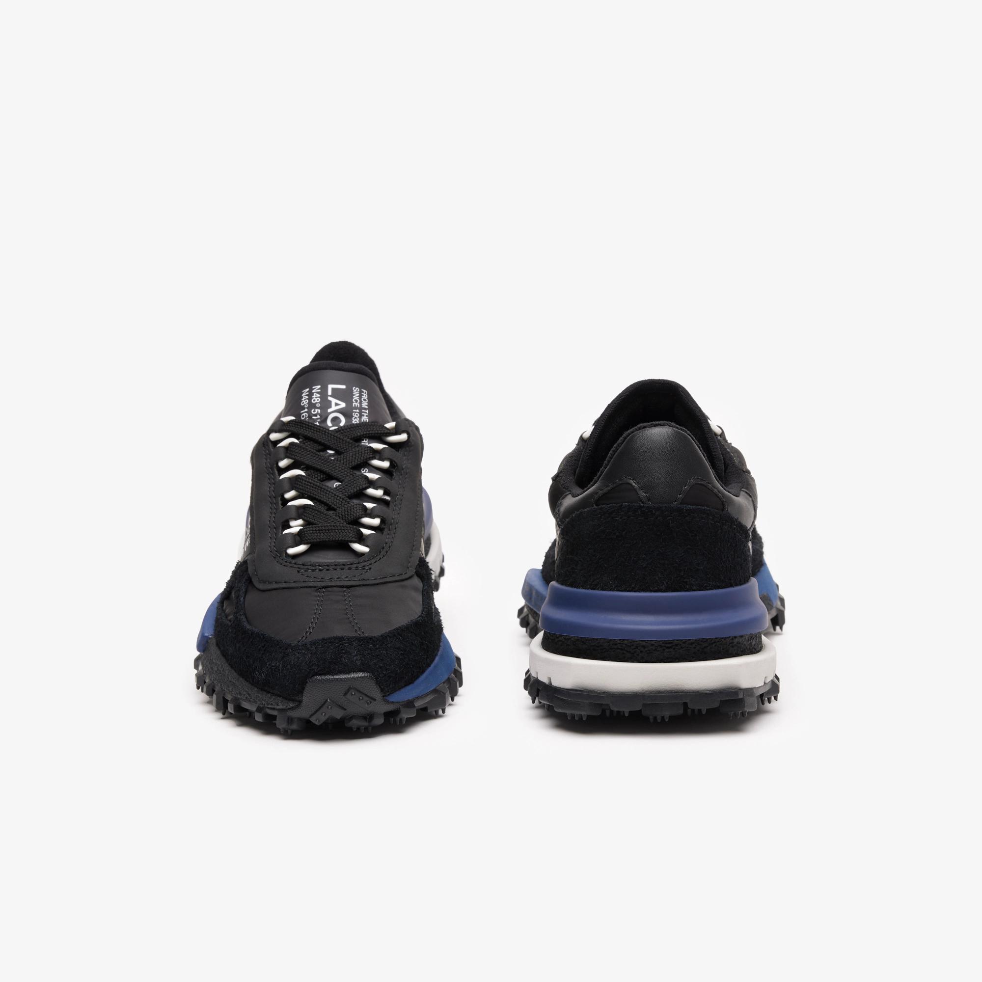 Giày Lacoste Elite Active Heel Tab Sneakers Nữ Đen Xanh