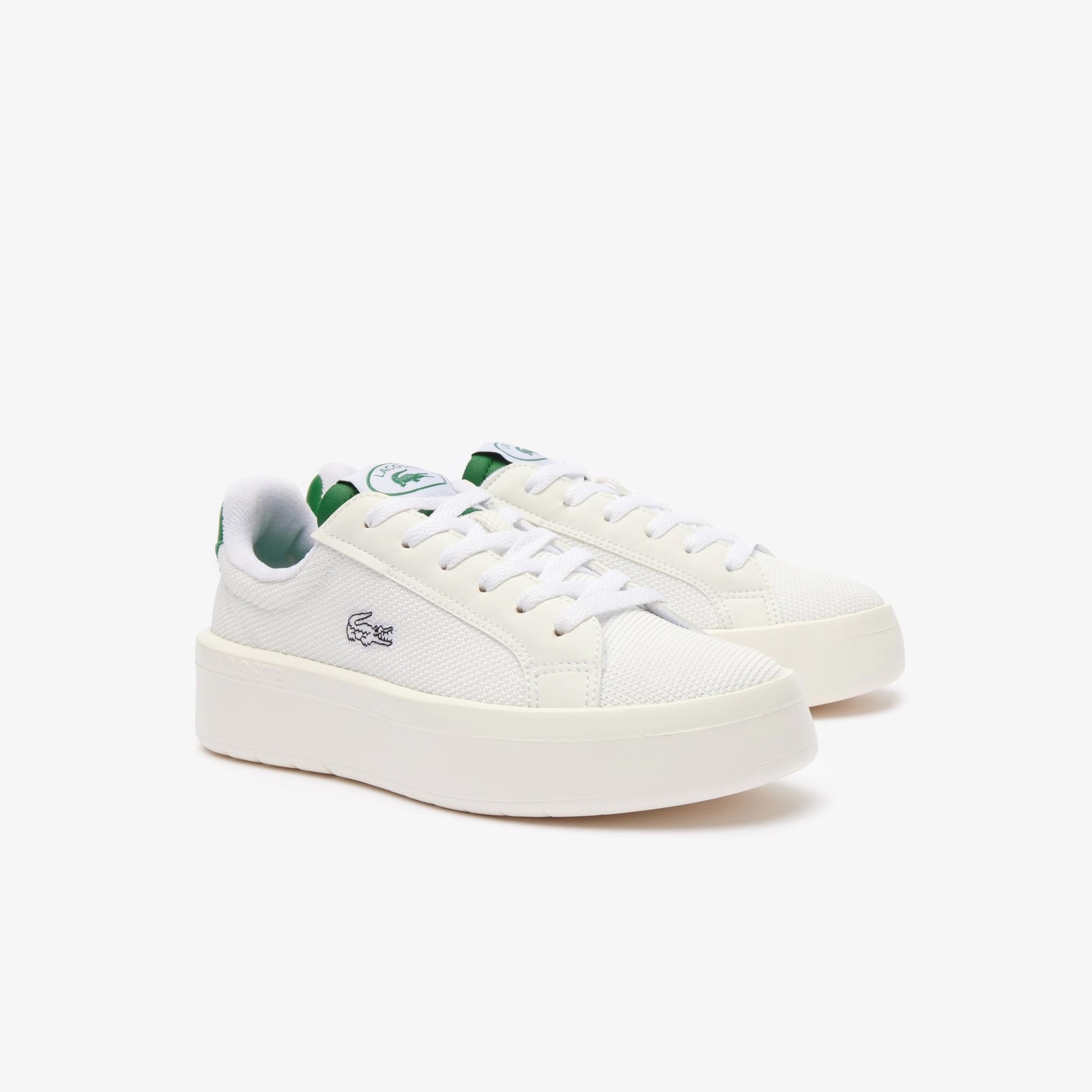 Giày Lacoste Carnaby Platform Lite Sneakers Nữ Trắng Xanh