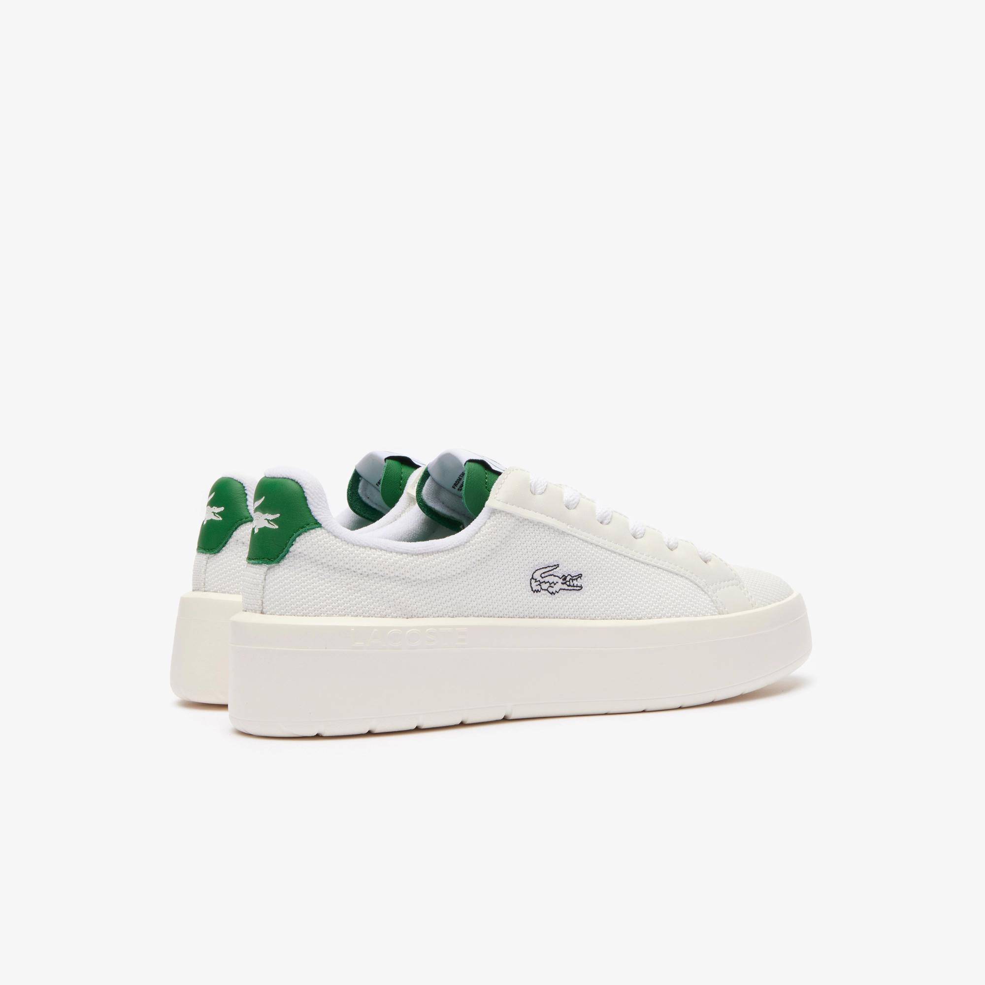 Giày Lacoste Carnaby Platform Lite Sneakers Nữ Trắng Xanh