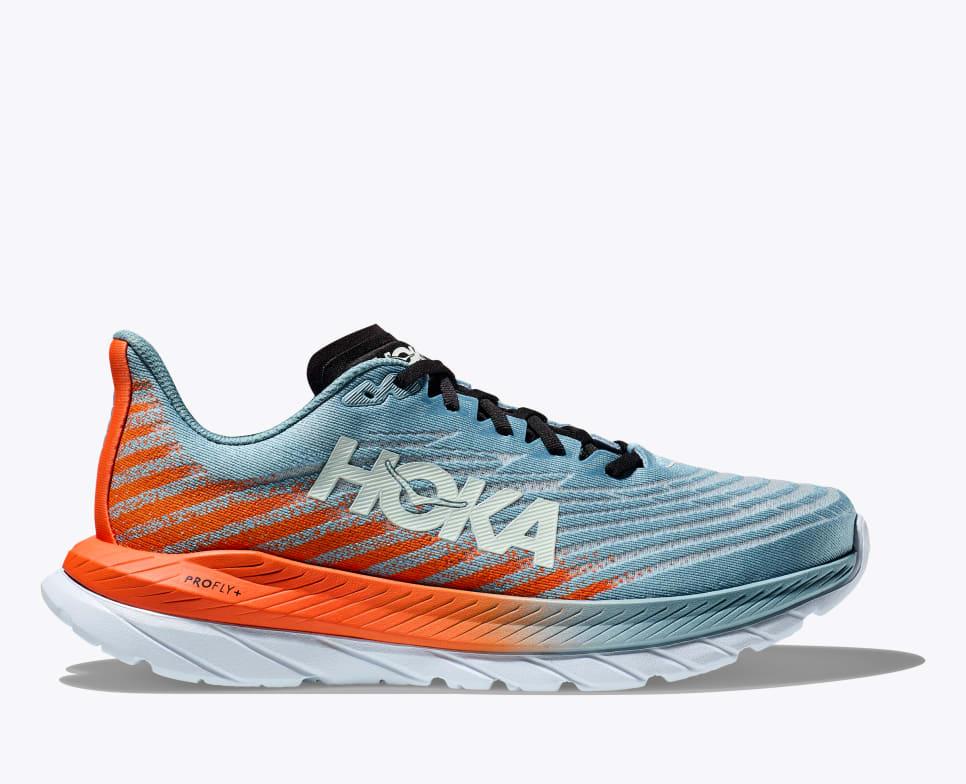 Giày Hoka Mach 5 Nam Xanh Cam