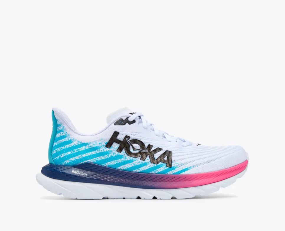 Giày Hoka Mach 5 Nam Trắng Xanh