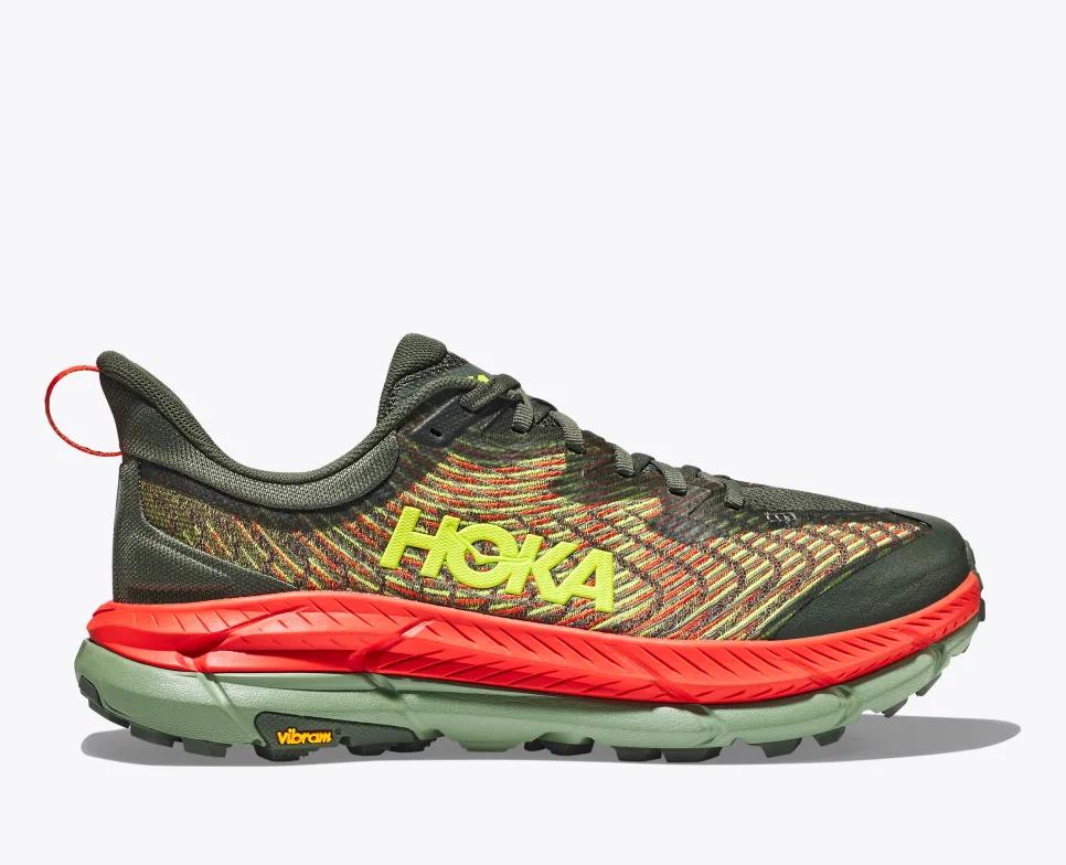 Giày Hoka Mafate Speed 4 Nam Xanh Đỏ