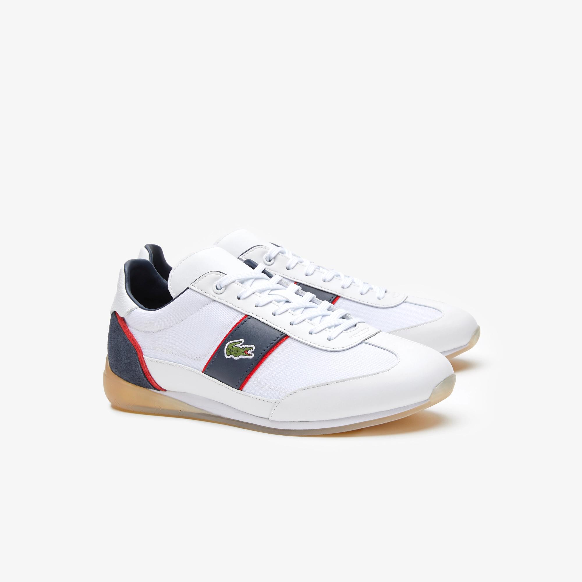 Giày Lacoste Angular Tricolor Sneakers Nam Trắng Xanh