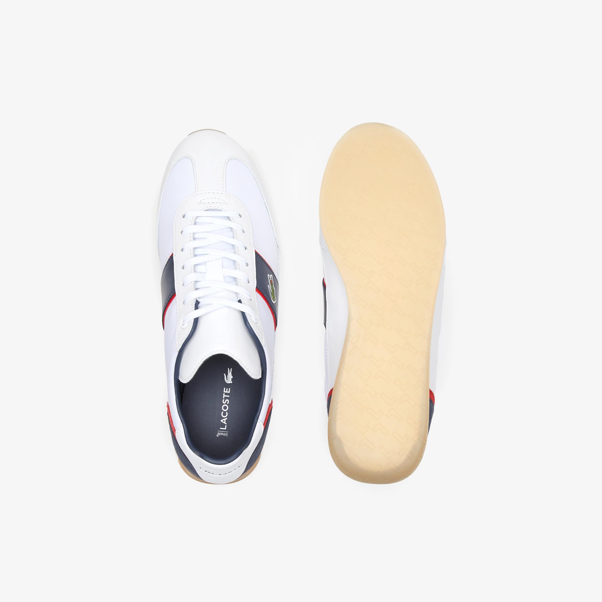 Giày Lacoste Angular Tricolor Sneakers Nam Trắng Xanh