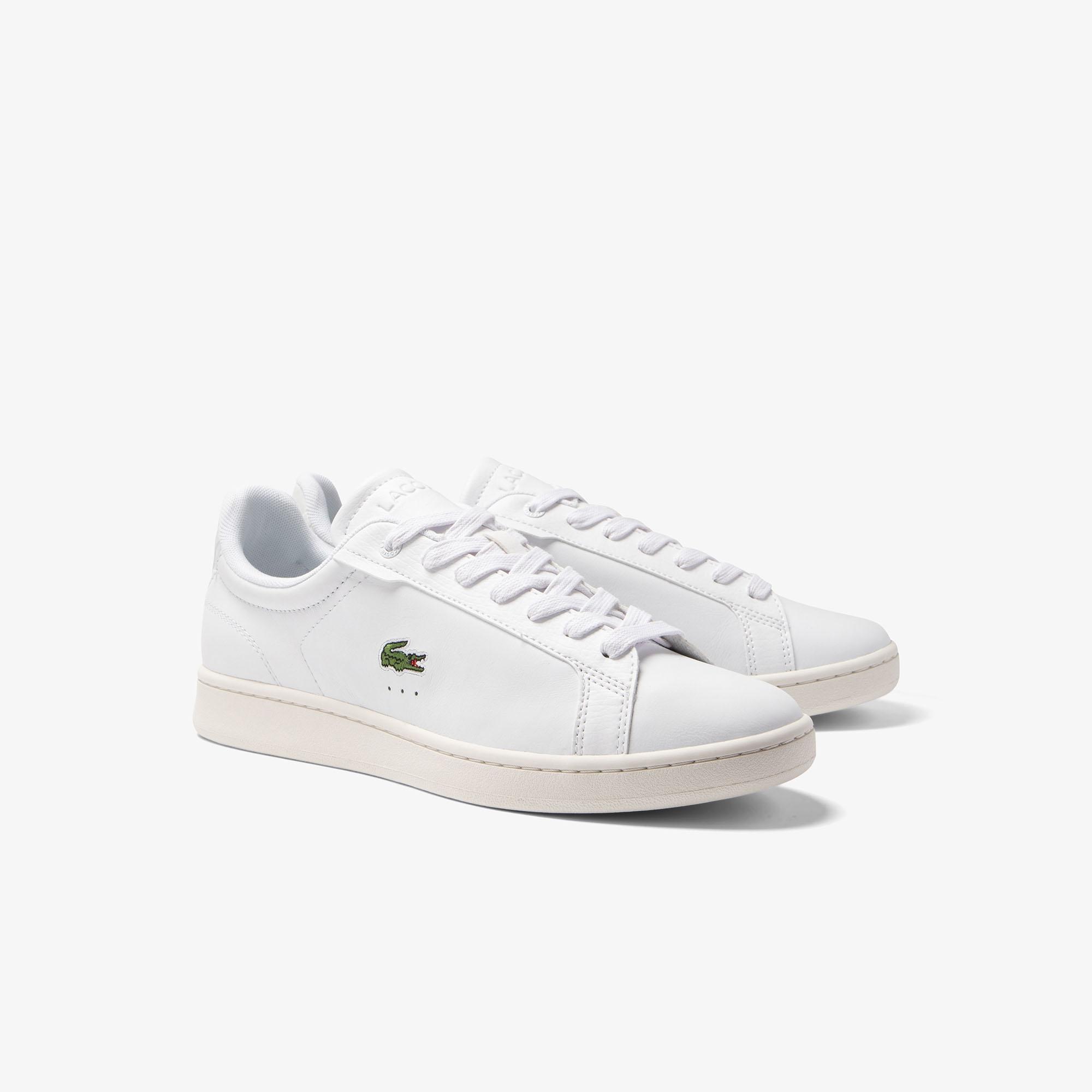 Giày Lacoste Carnaby Pro Leather Premium Sneakers Nam Trắng