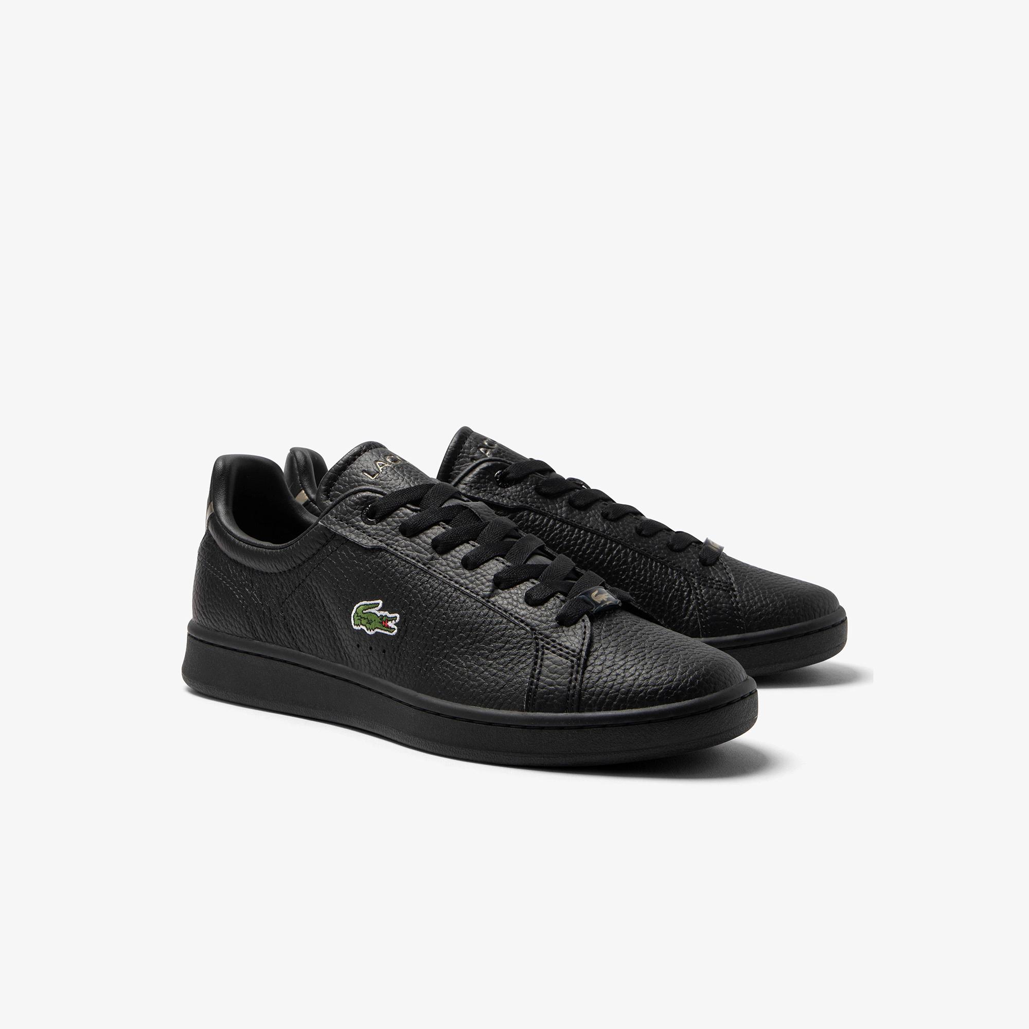 Giày Lacoste Carnaby Pro Leather Sneakers Nam Đen