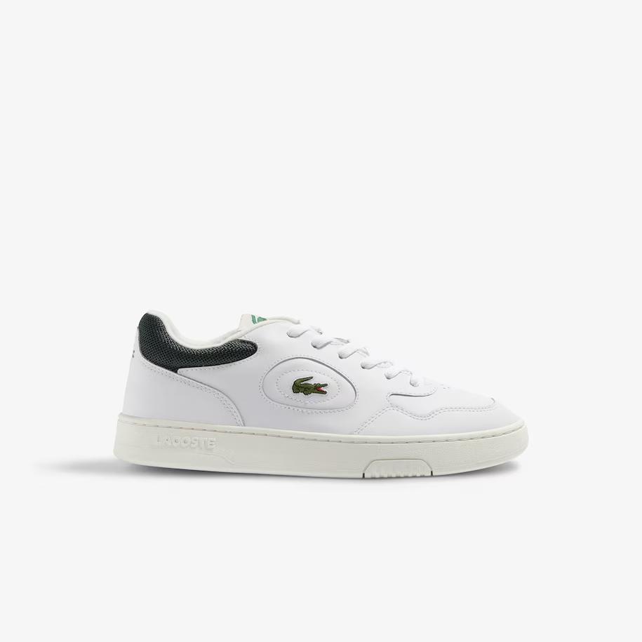 Giày Lacoste Lineset Leather Sneakers Nam Trắng Đen