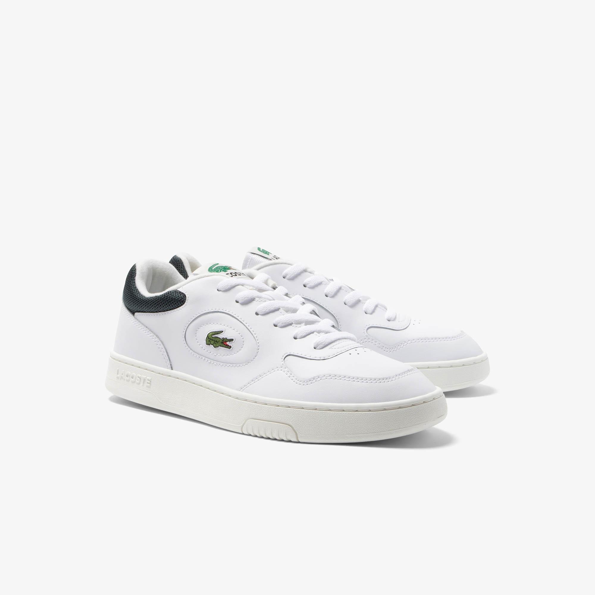 Giày Lacoste Lineset Leather Sneakers Nam Trắng Đen