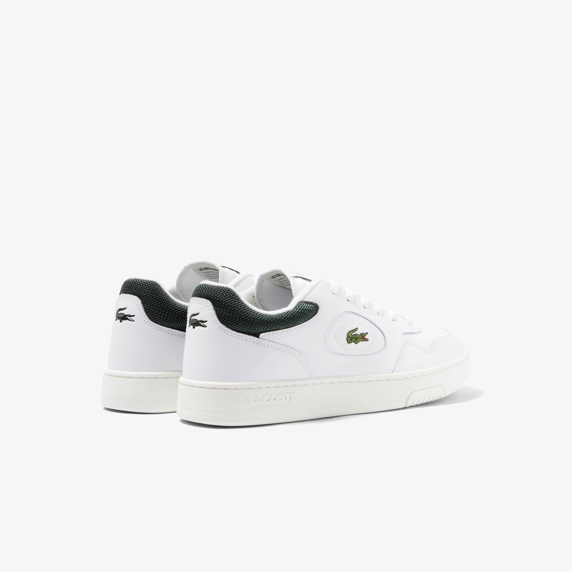 Giày Lacoste Lineset Leather Sneakers Nam Trắng Đen