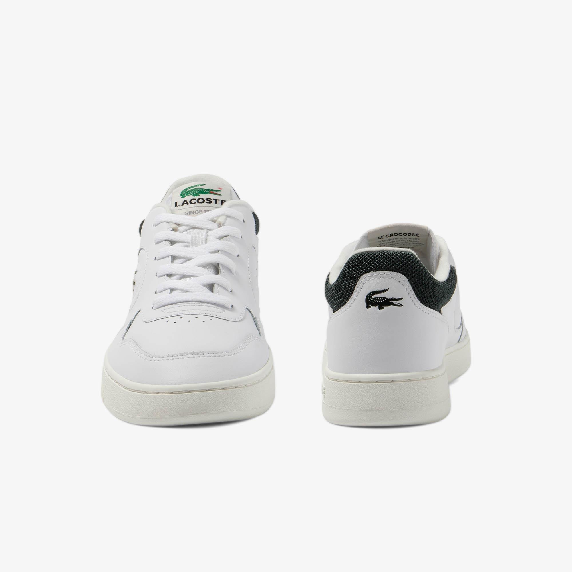 Giày Lacoste Lineset Leather Sneakers Nam Trắng Đen