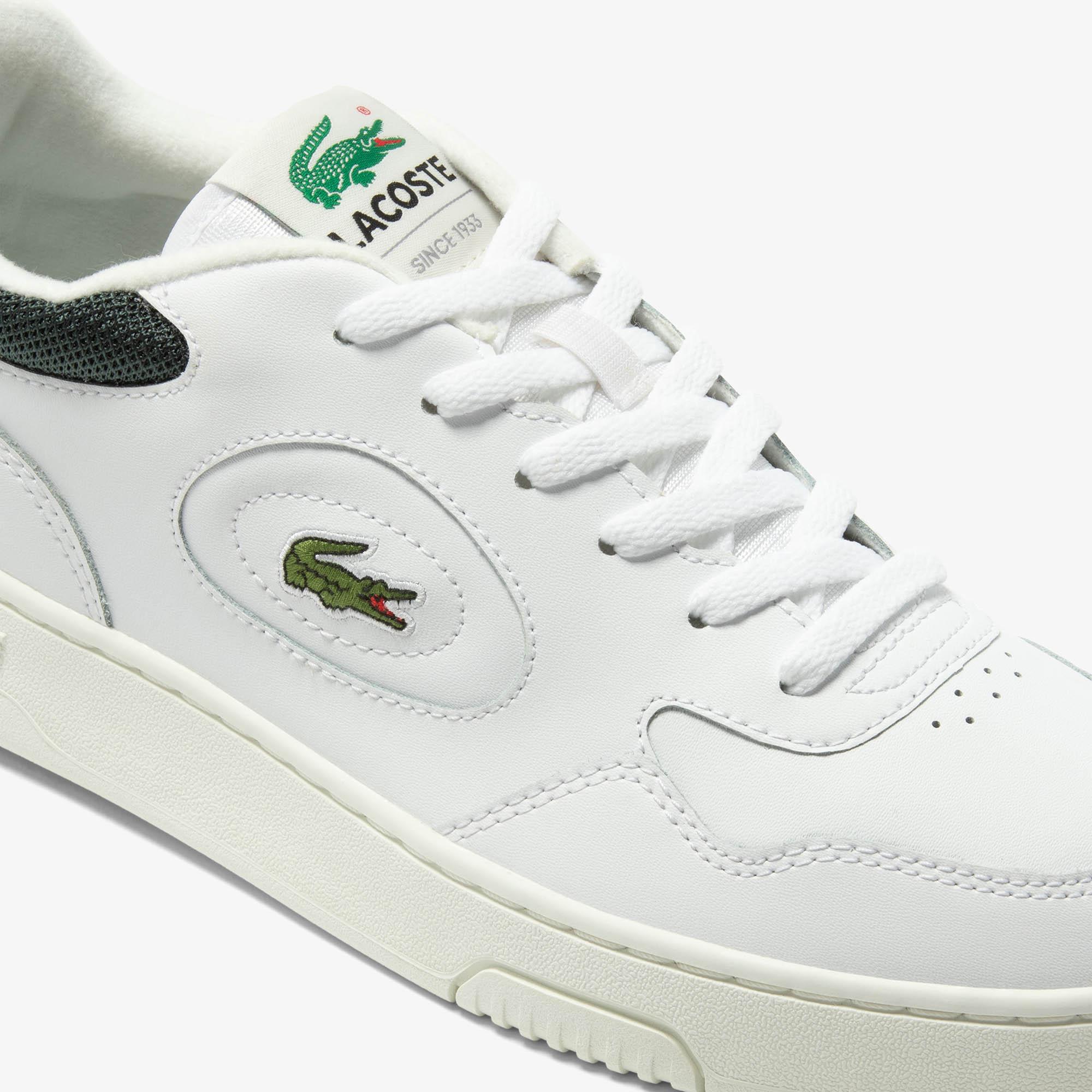 Giày Lacoste Lineset Leather Sneakers Nam Trắng Đen