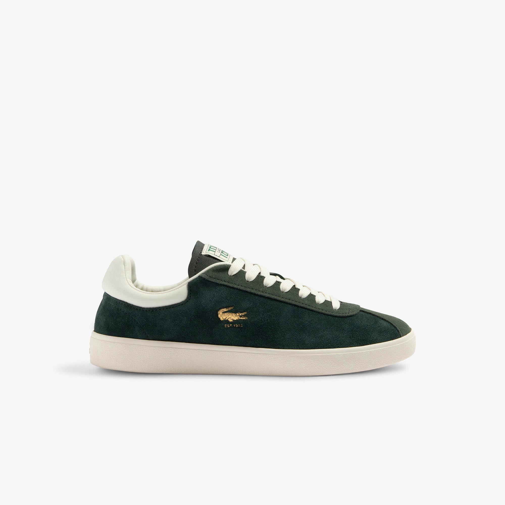 Giày Lacoste Baseshot Premium Suede Sneakers Nam Xanh