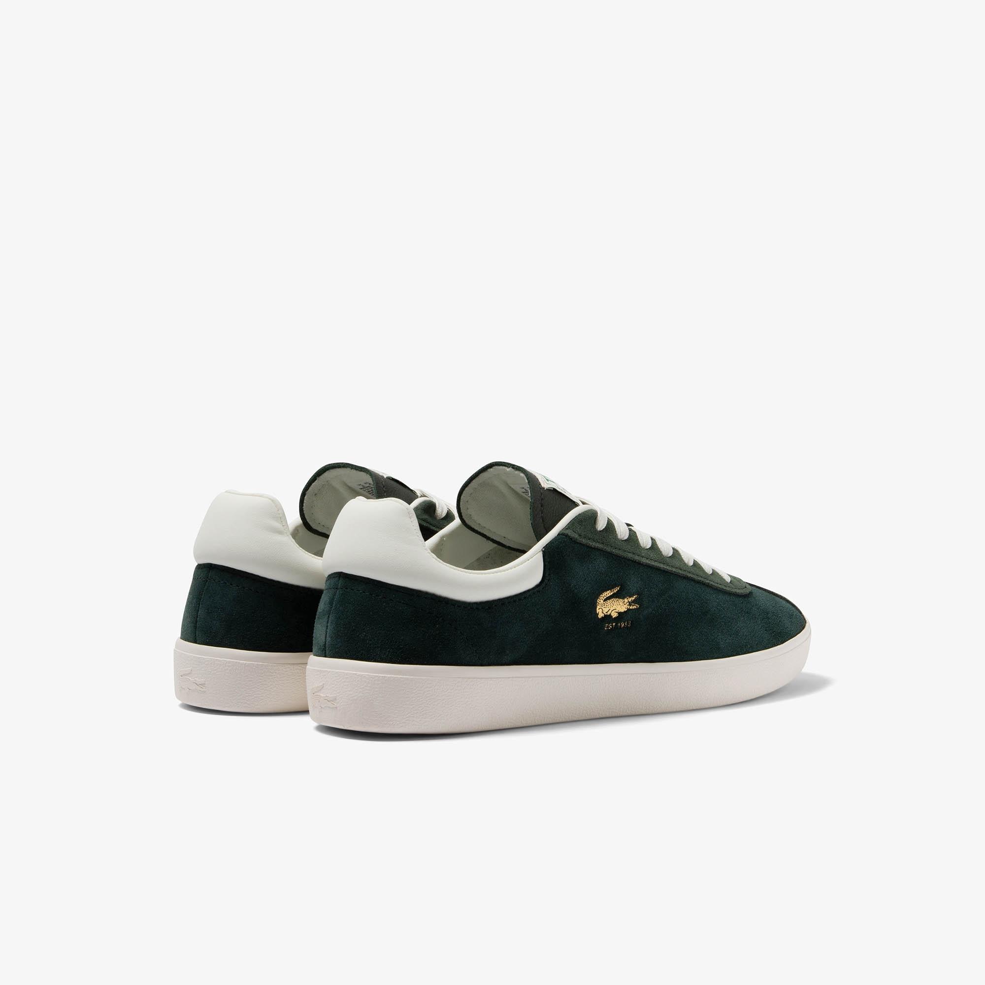 Giày Lacoste Baseshot Premium Suede Sneakers Nam Xanh