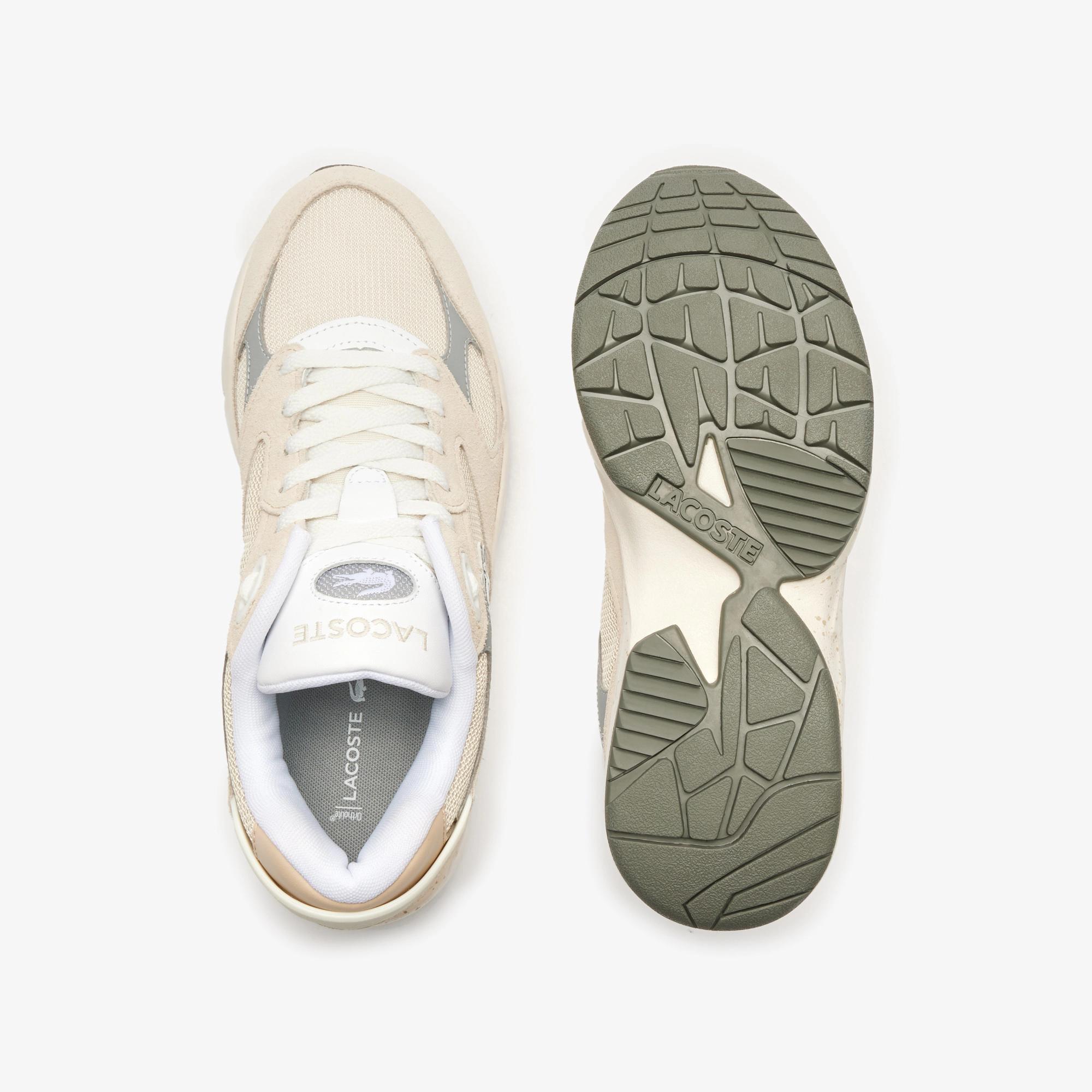 Giày Lacoste Storm 96 Lo Vintage Tonal Sneakers Nam Trắng Xám