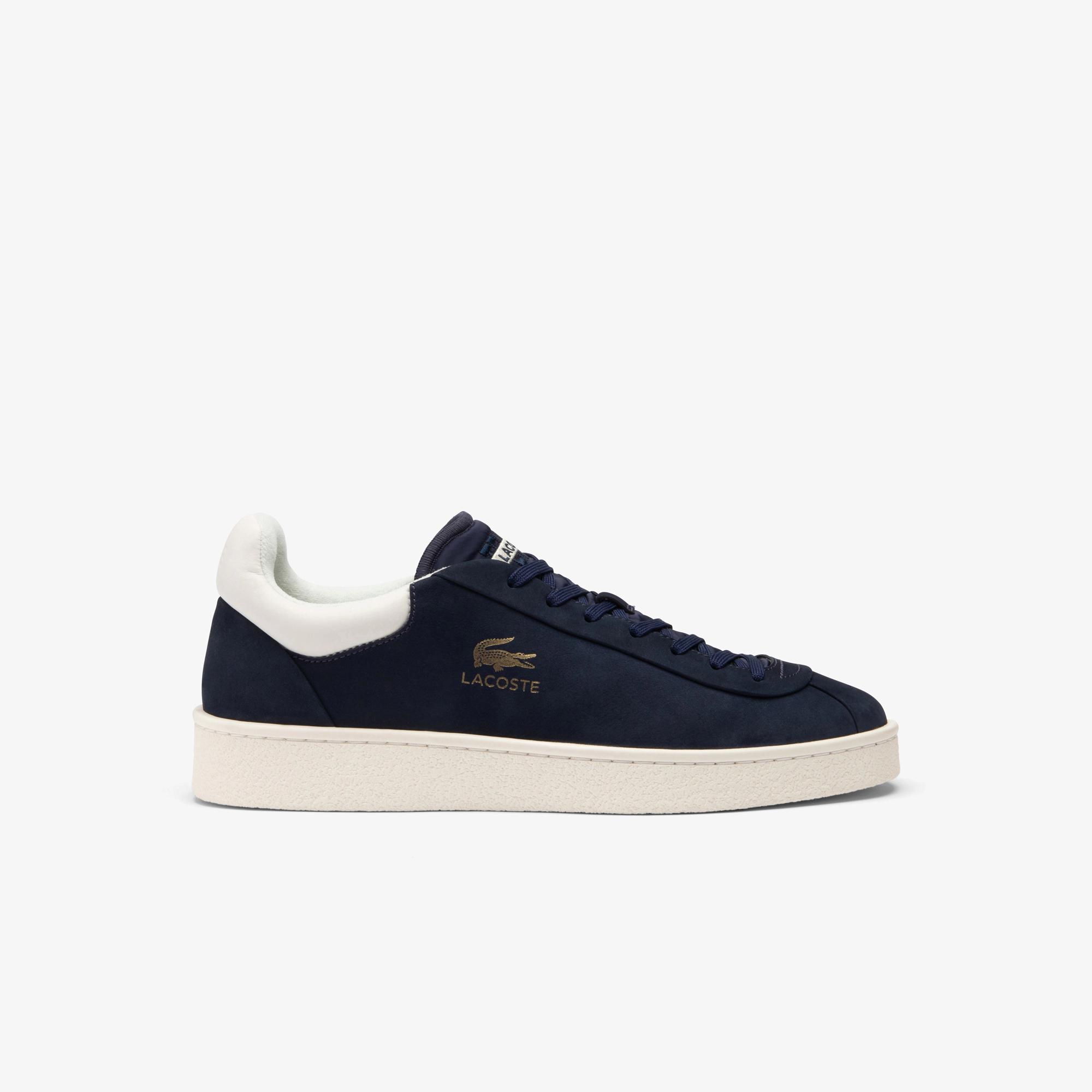 Giày Lacoste Baseshot Premium Leather Sneakers Nam Xanh