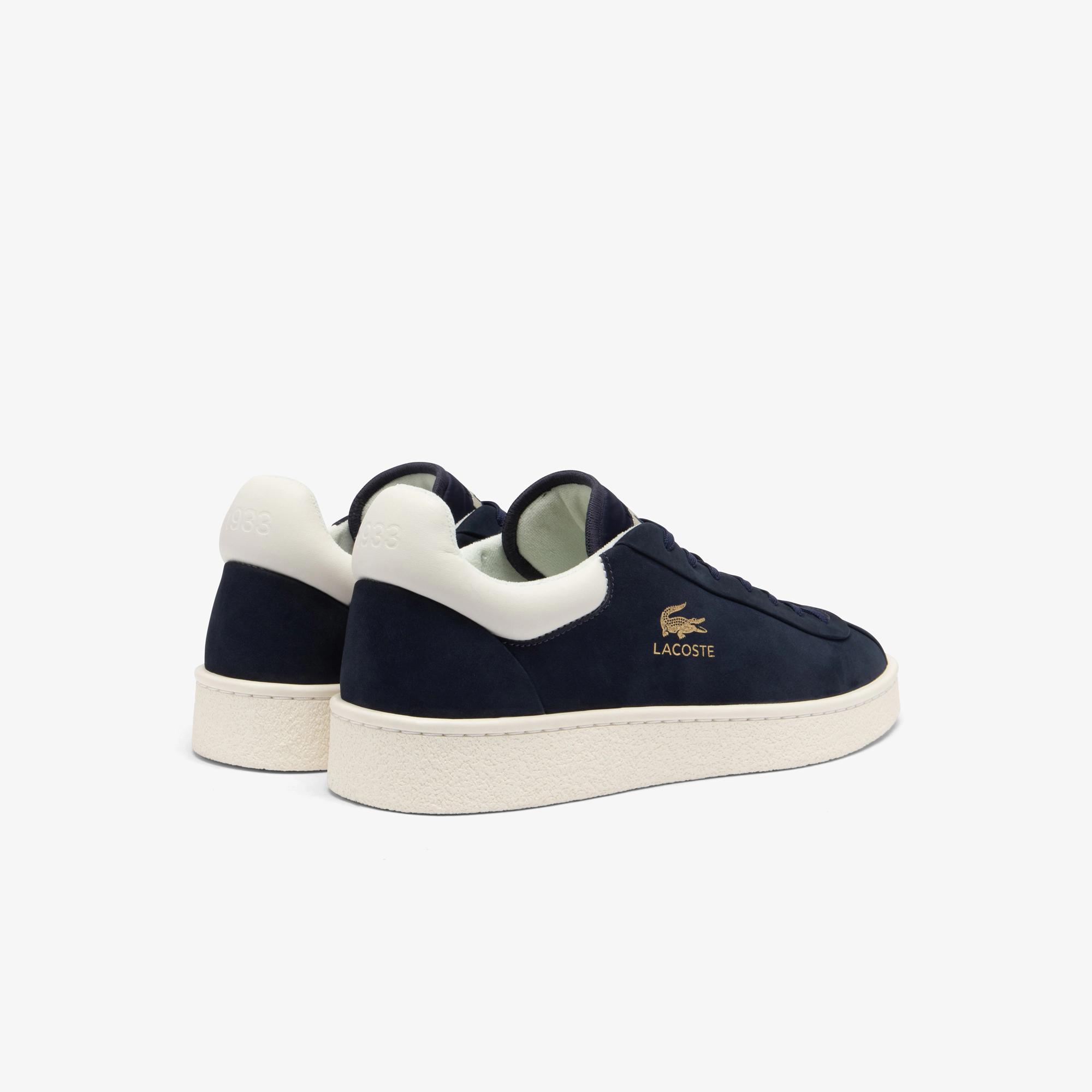 Giày Lacoste Baseshot Premium Leather Sneakers Nam Xanh