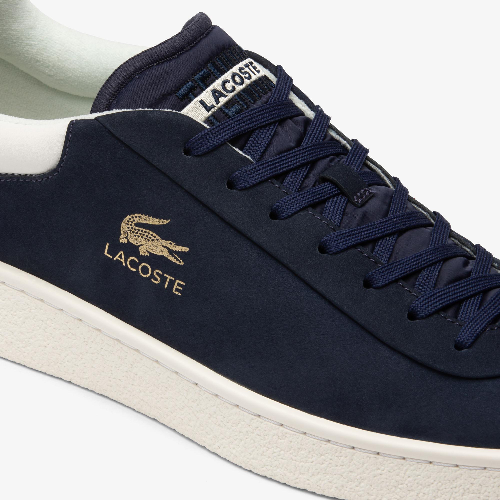 Giày Lacoste Baseshot Premium Leather Sneakers Nam Xanh