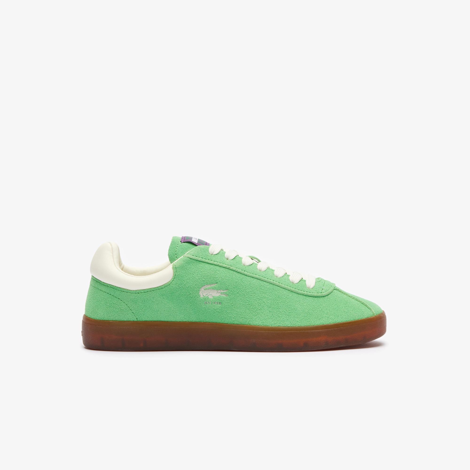 Giày Lacoste Baseshot Suede Sneakers Nam Xanh Lá