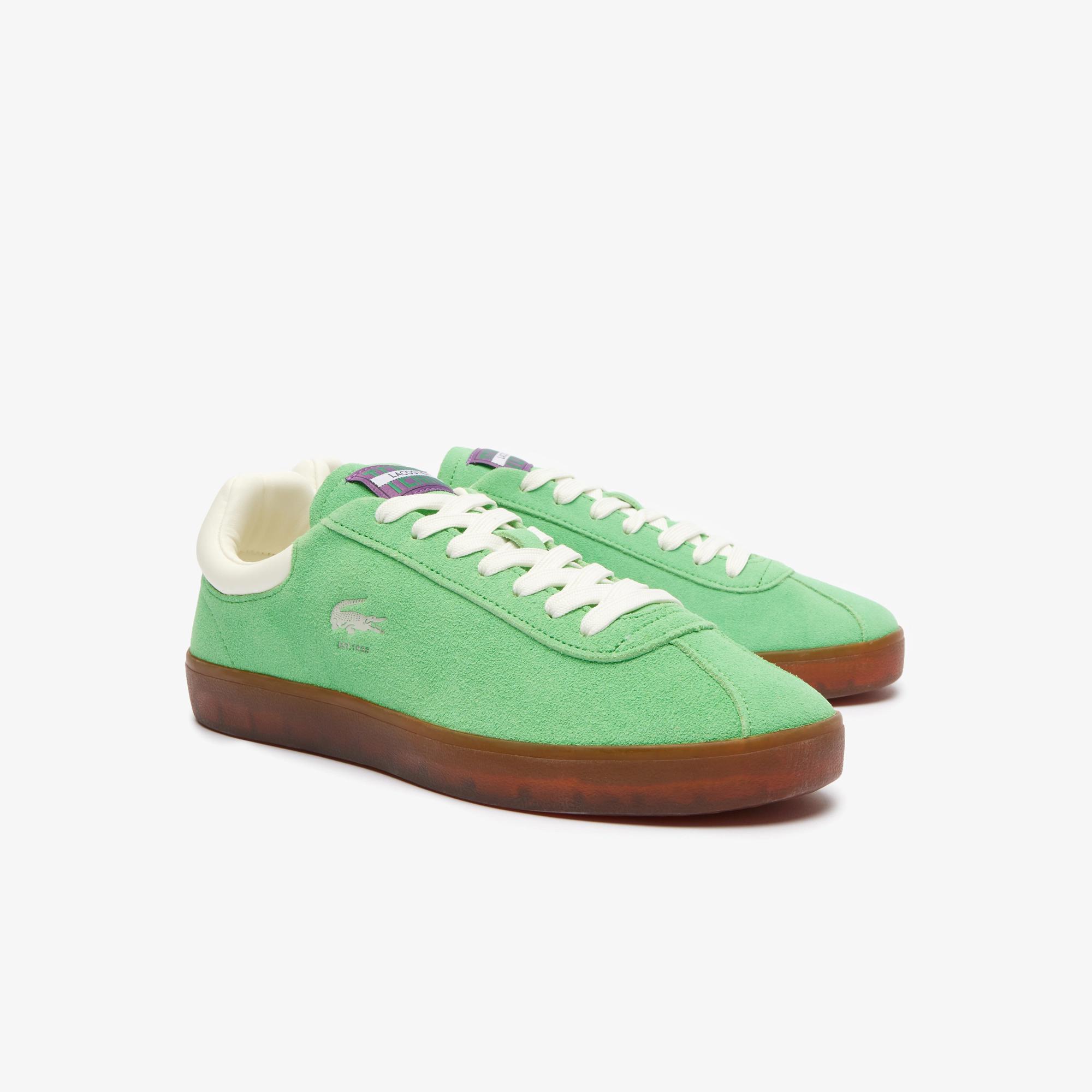 Giày Lacoste Baseshot Suede Sneakers Nam Xanh Lá