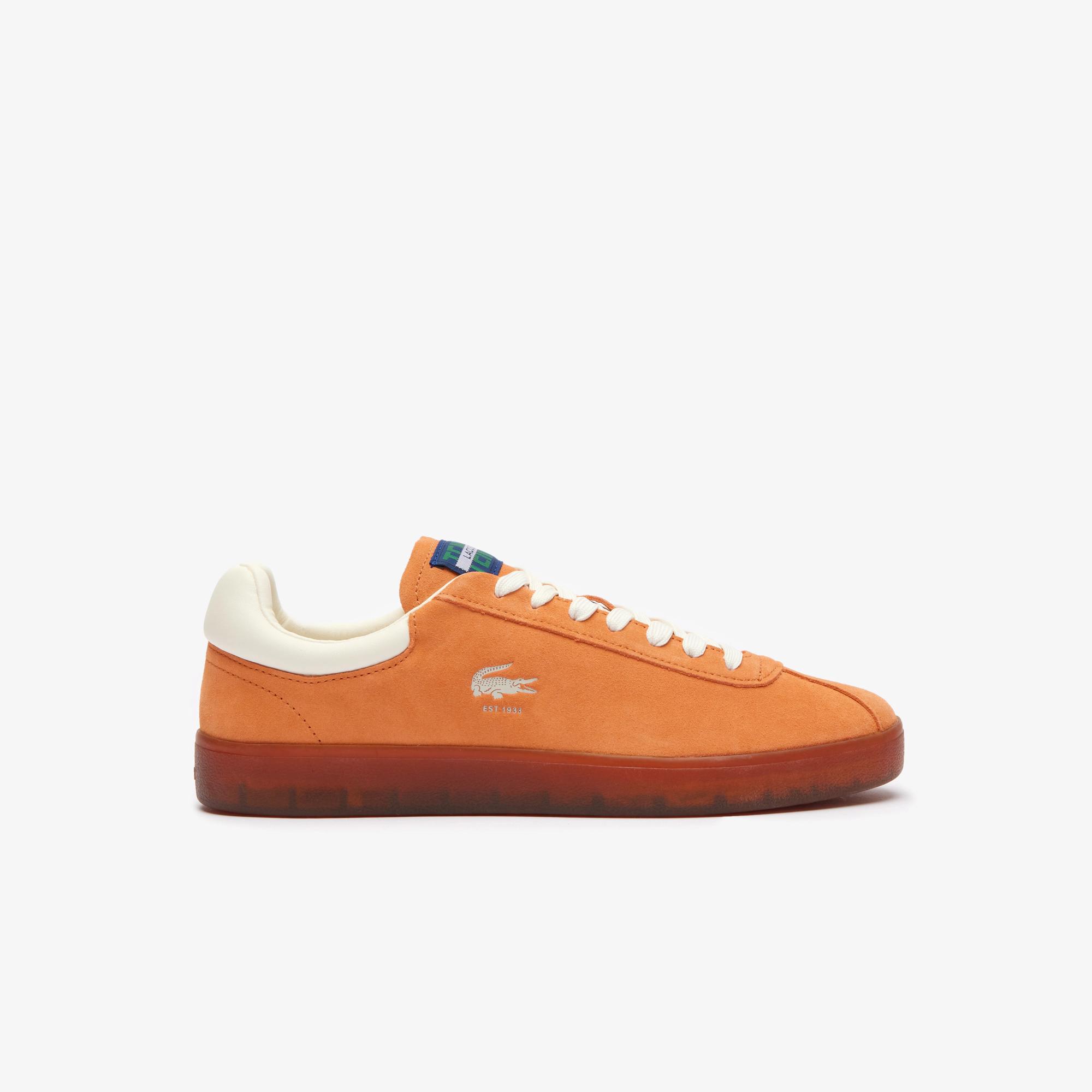 Giày Lacoste Baseshot Suede Sneakers Nam Cam