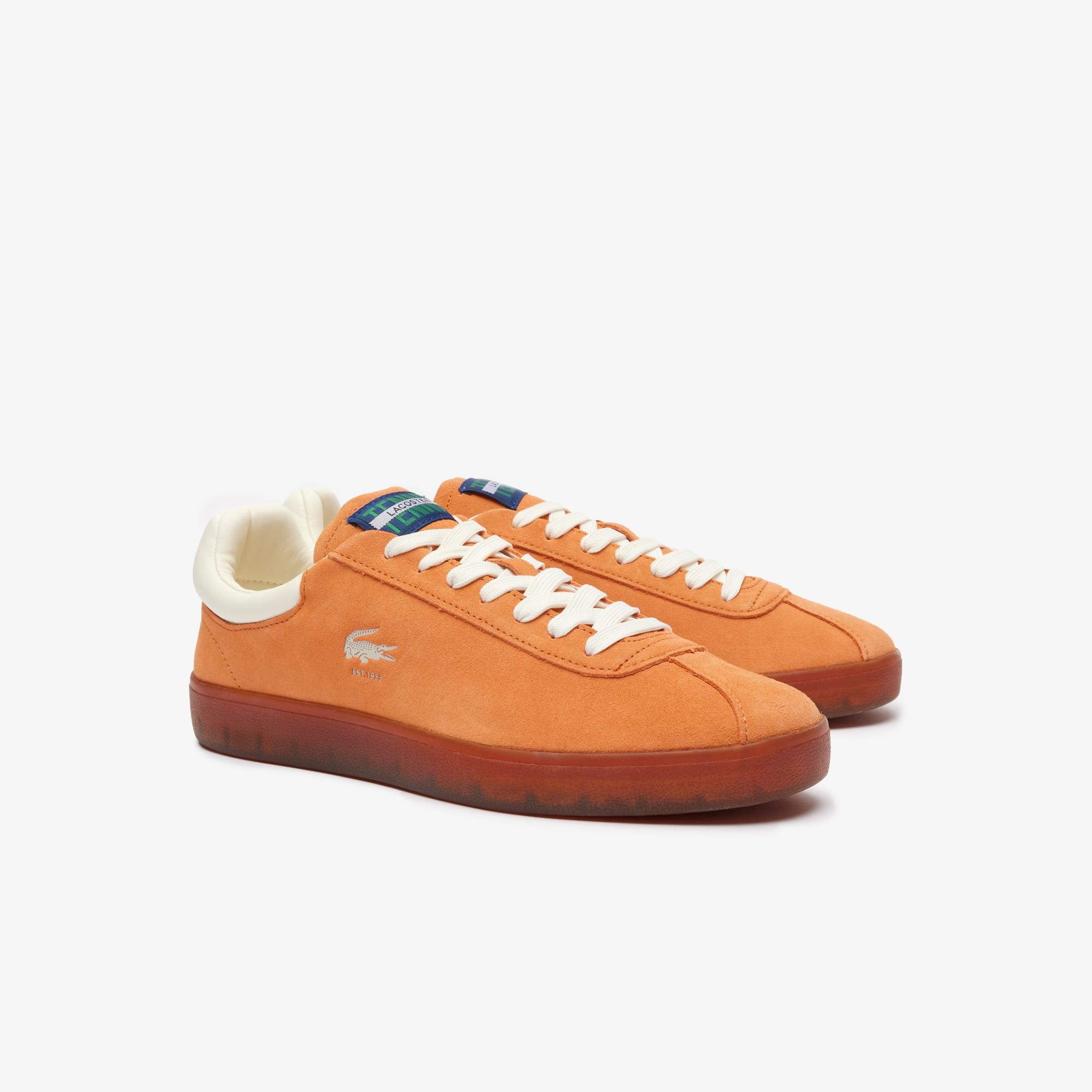 Giày Lacoste Baseshot Suede Sneakers Nam Cam