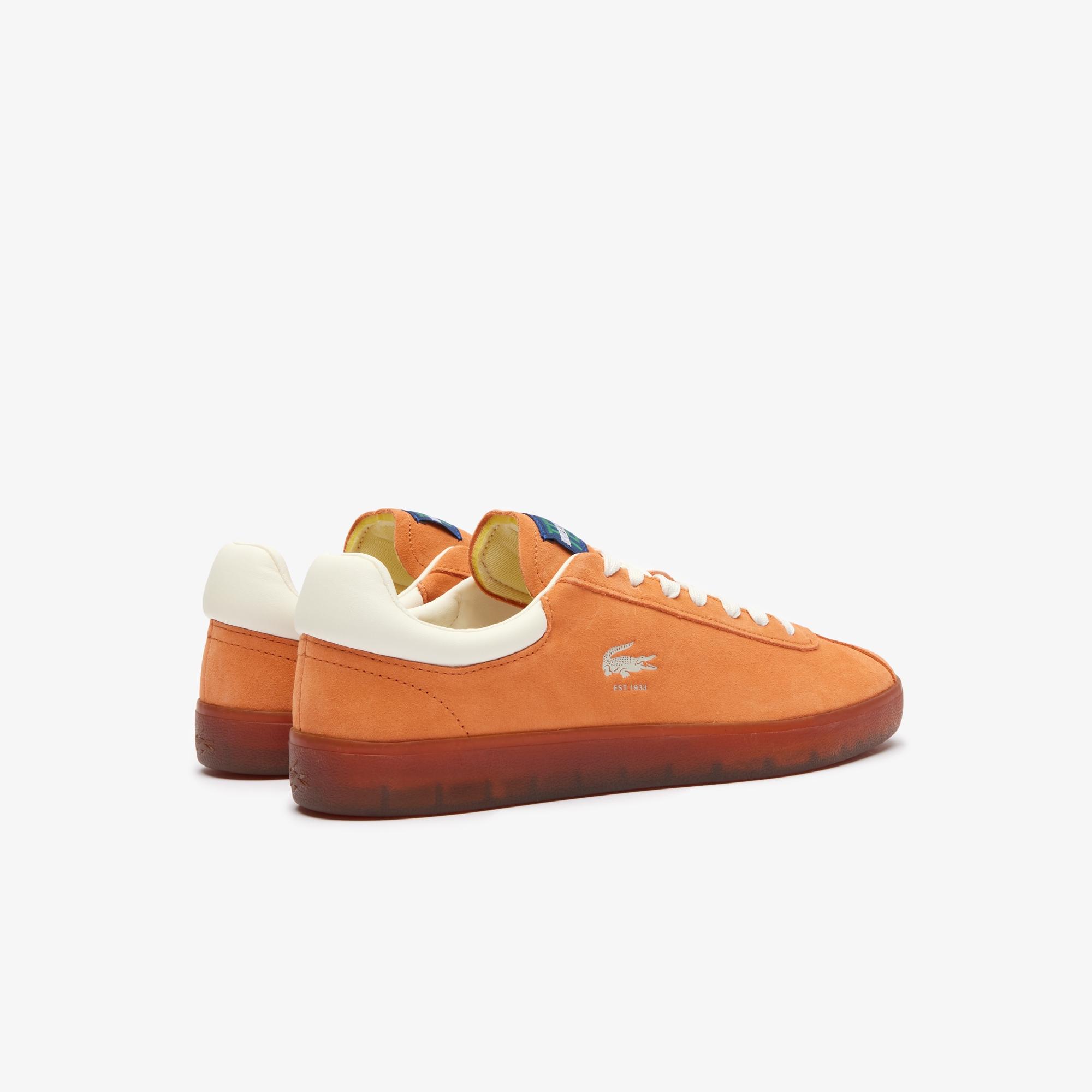 Giày Lacoste Baseshot Suede Sneakers Nam Cam