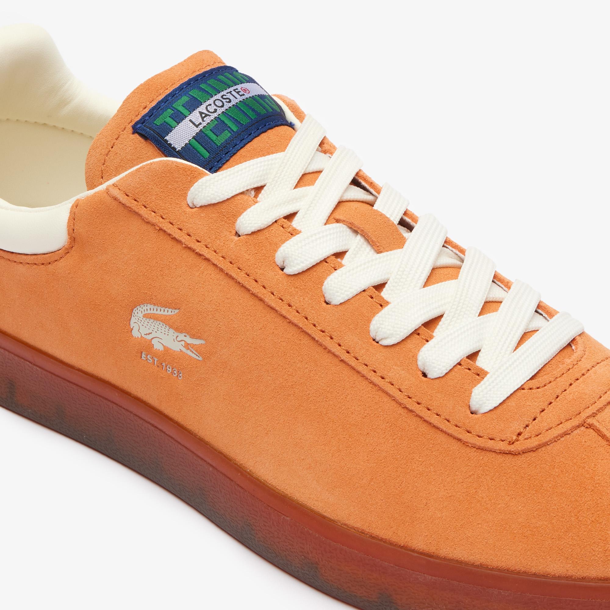 Giày Lacoste Baseshot Suede Sneakers Nam Cam