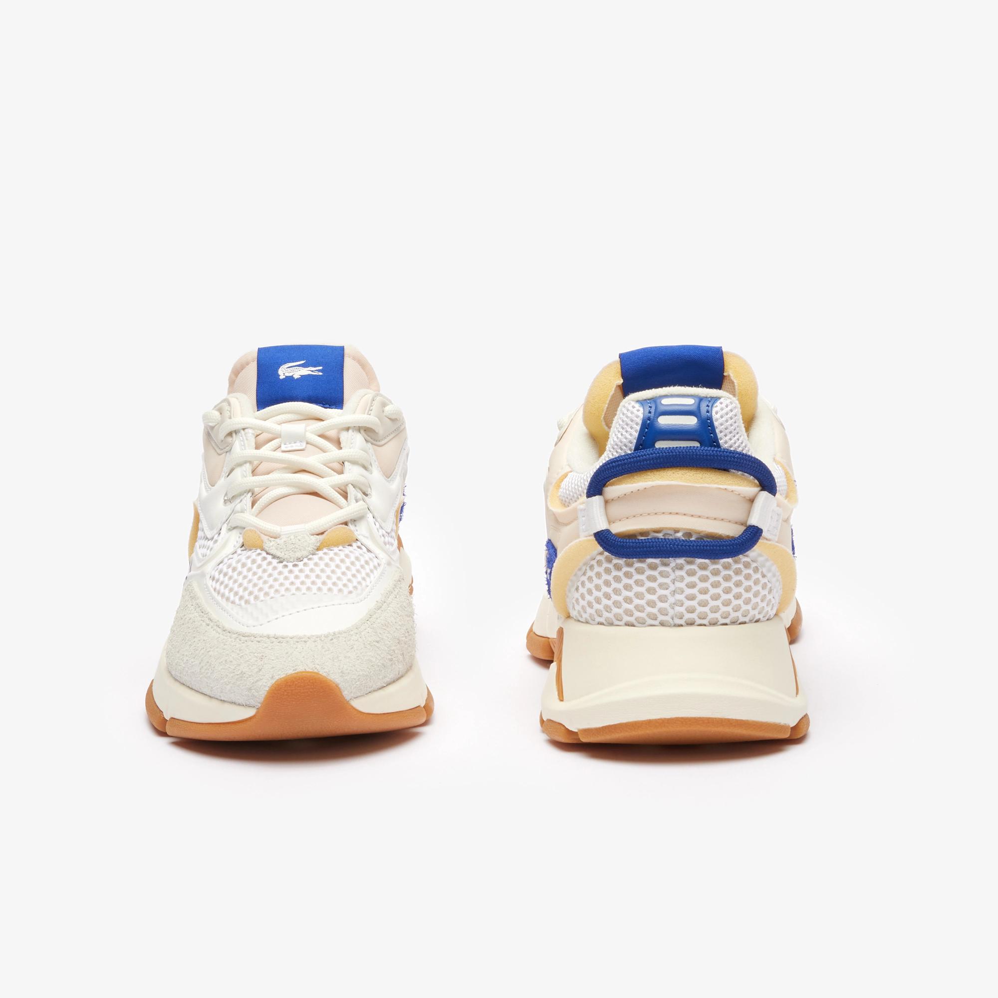 Giày Lacoste L003 Neo Contrasted Accent Sneakers Nam Trắng Xanh