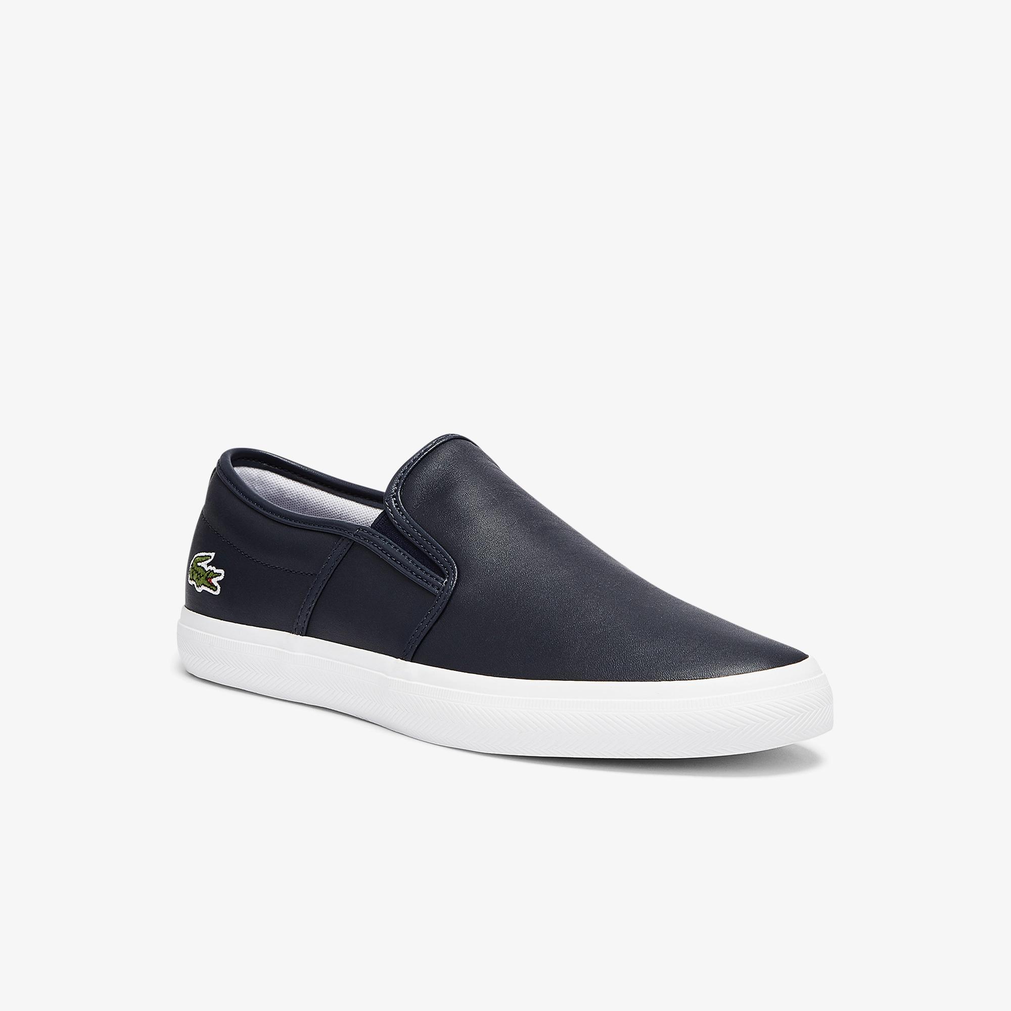 Giày Lacoste Tatalya Leather Slip-On Nam Đen