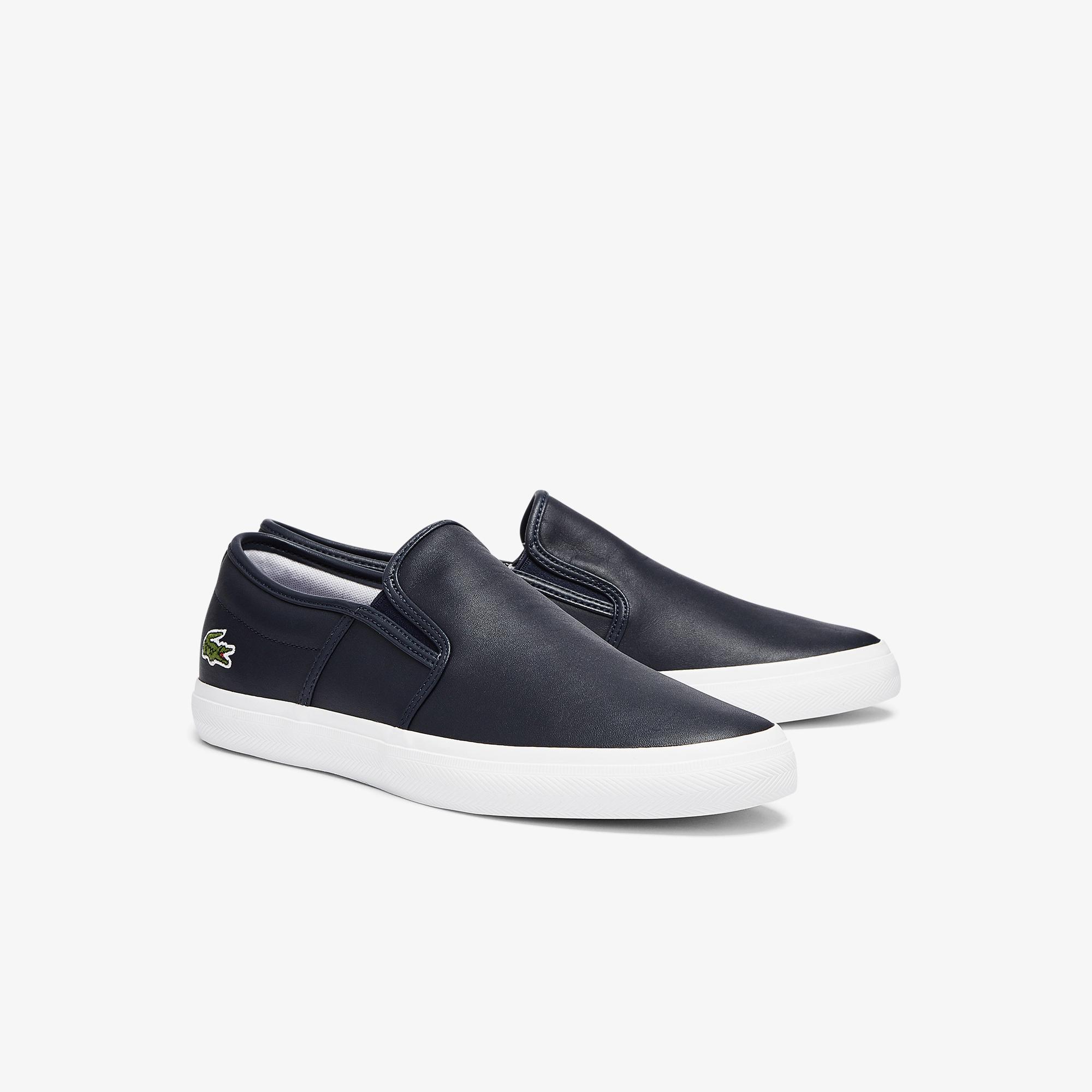 Giày Lacoste Tatalya Leather Slip-On Nam Đen