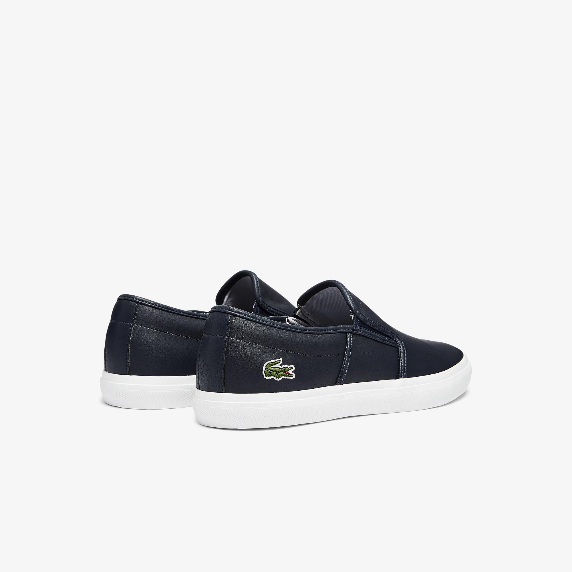 Giày Lacoste Tatalya Leather Slip-On Nam Đen