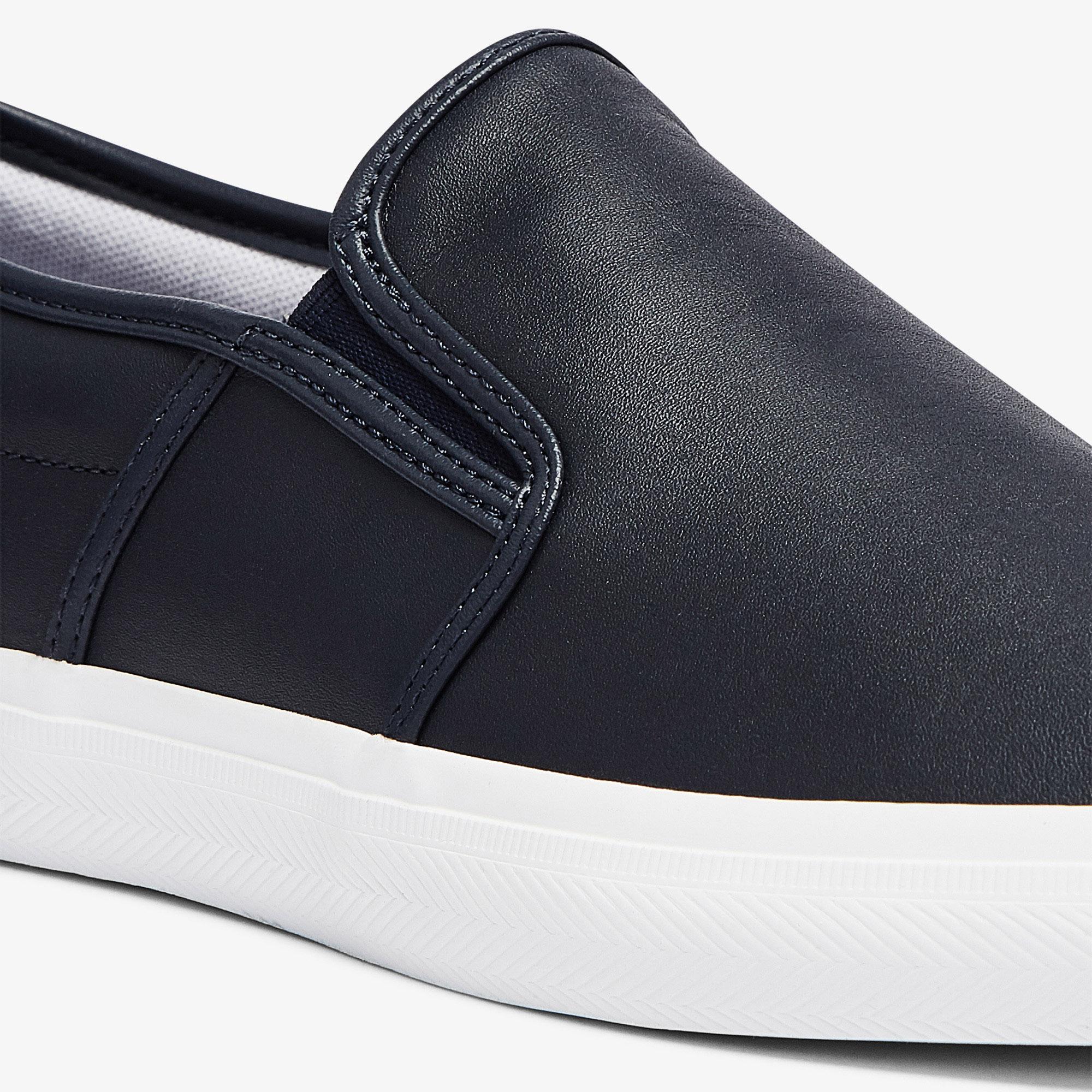 Giày Lacoste Tatalya Leather Slip-On Nam Đen