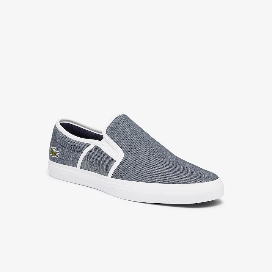 Giày Lacoste Tatalya Slip-On Nam Xám Trắng