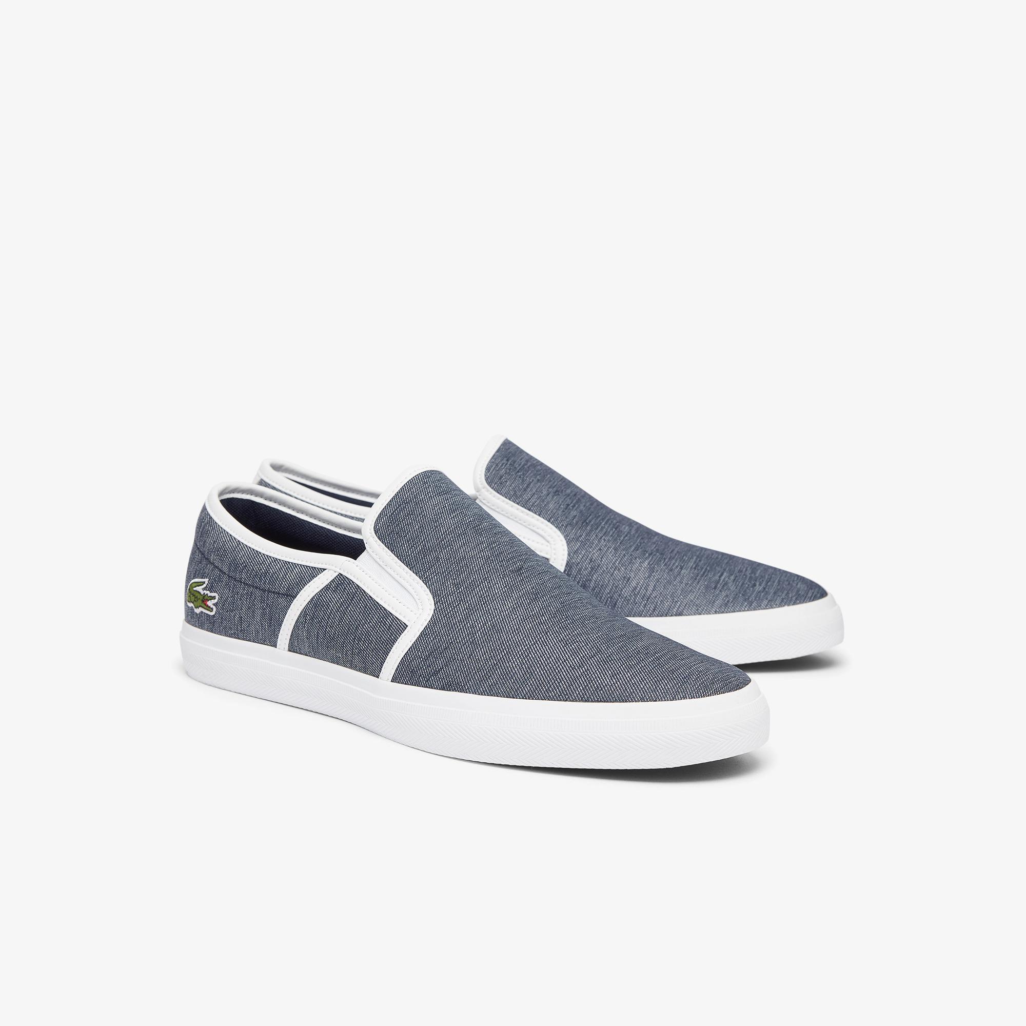 Giày Lacoste Tatalya Slip-On Nam Xám Trắng