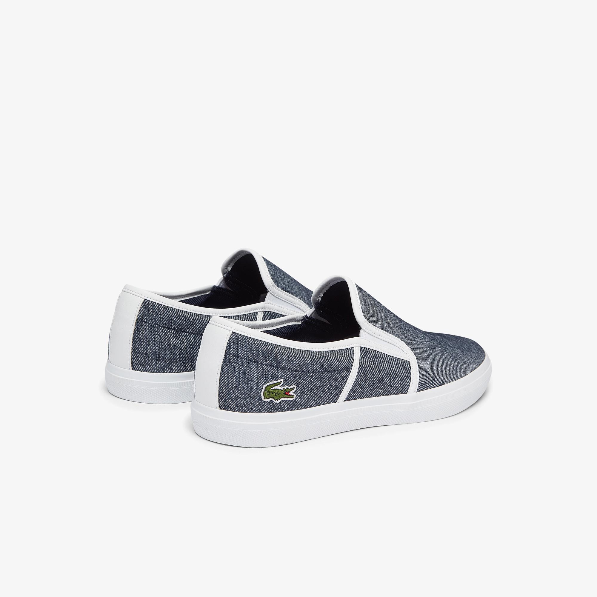 Giày Lacoste Tatalya Slip-On Nam Xám Trắng