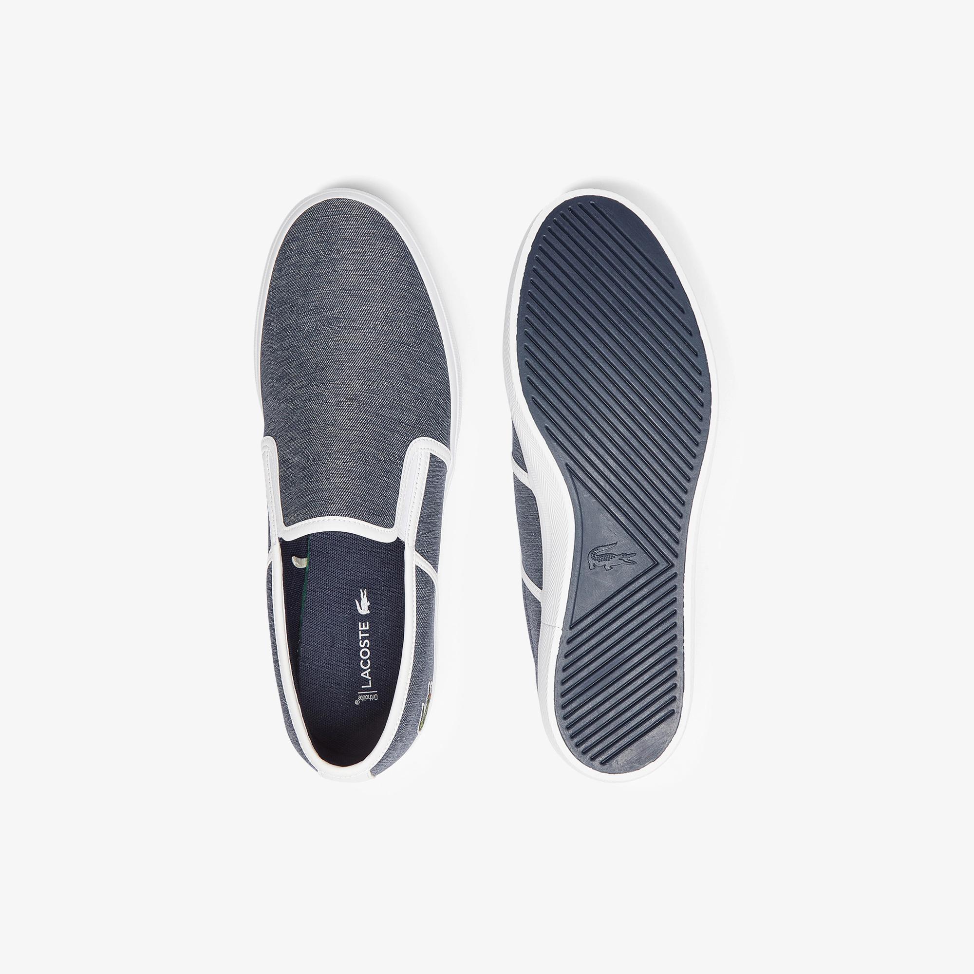 Giày Lacoste Tatalya Slip-On Nam Xám Trắng