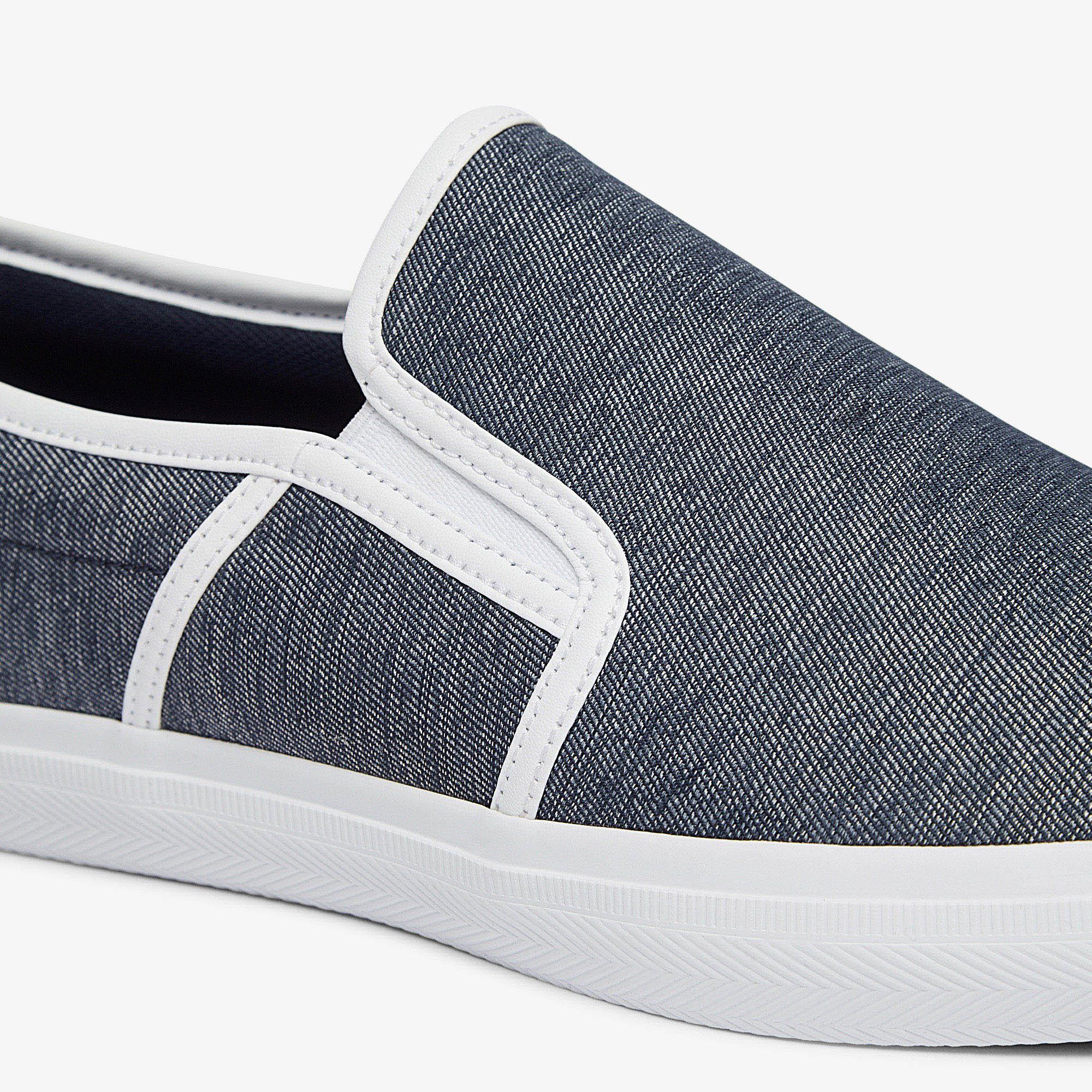 Giày Lacoste Tatalya Slip-On Nam Xám Trắng